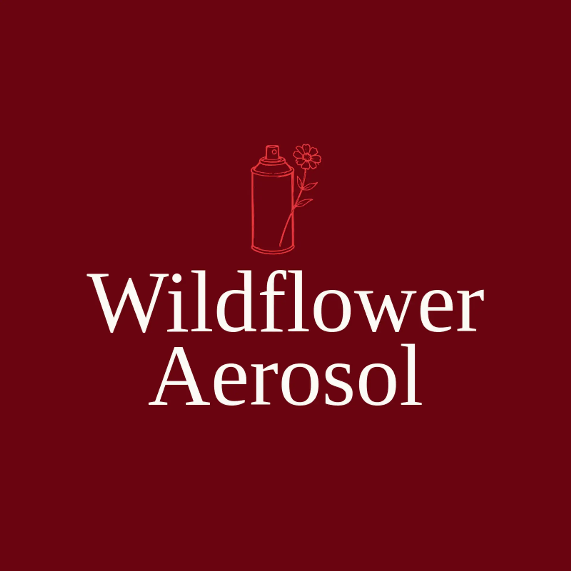 Wildflower Aerosol logo for spray paint