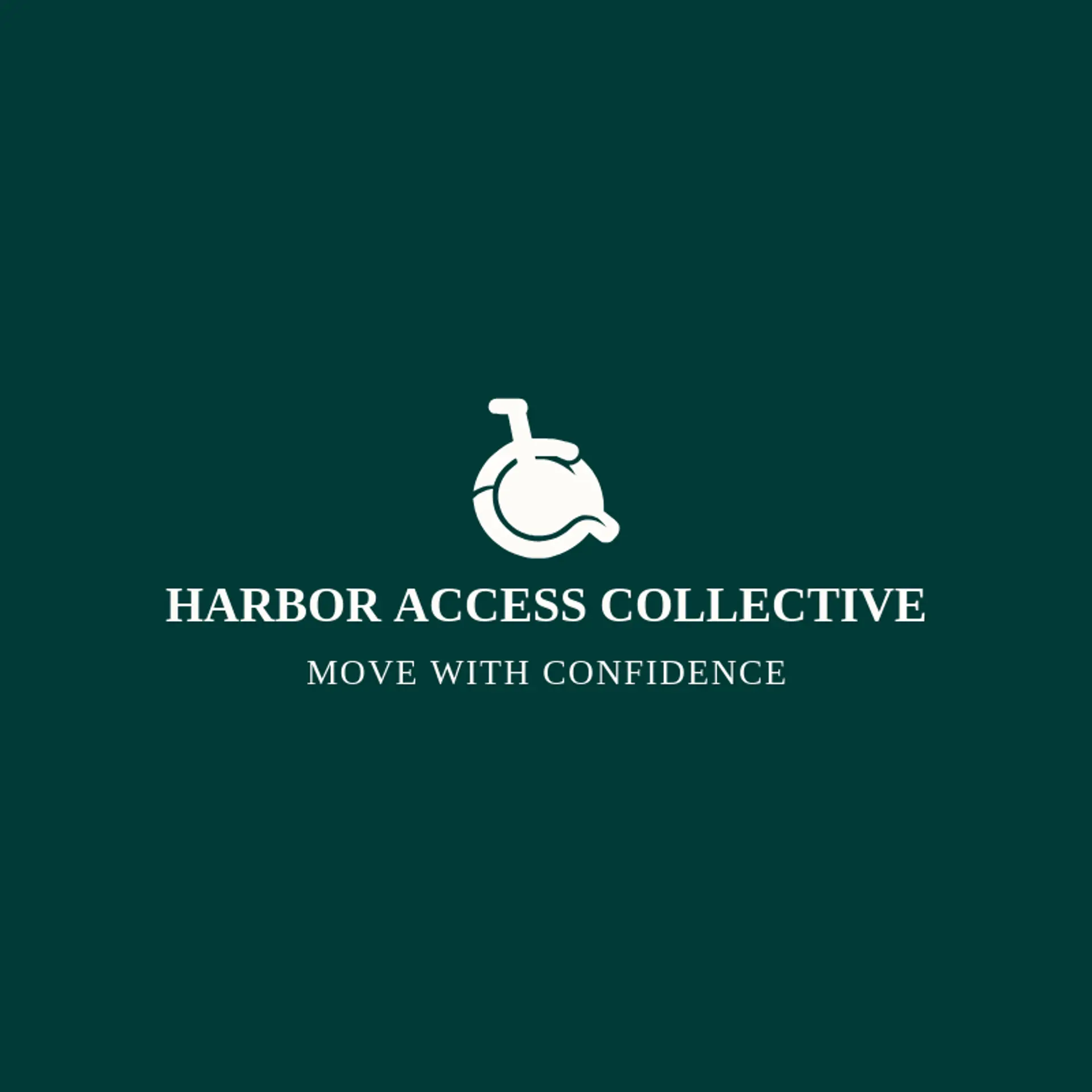 Harbor Access Collective logo for wheelchair