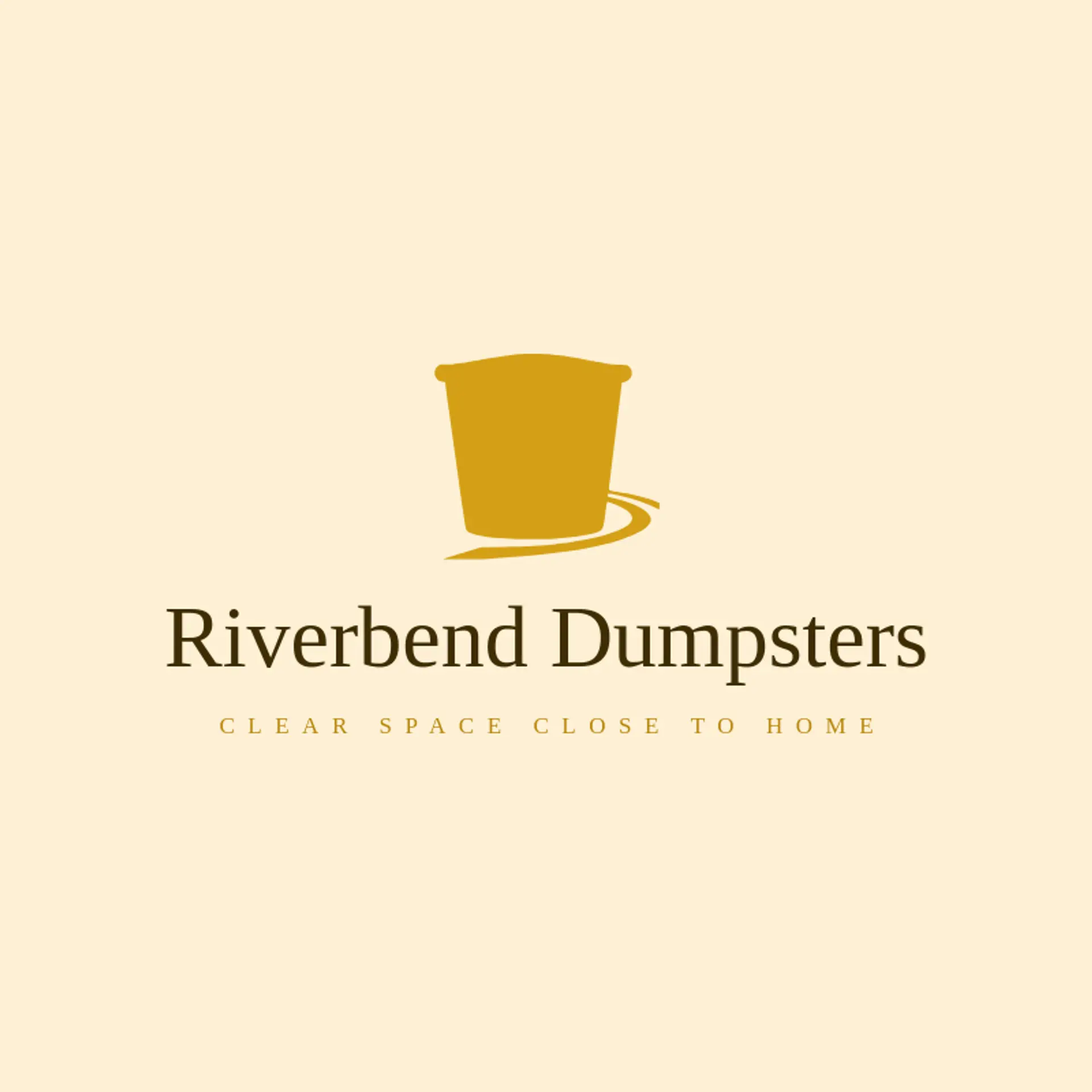 Riverbend Dumpsters logo for dumpster
