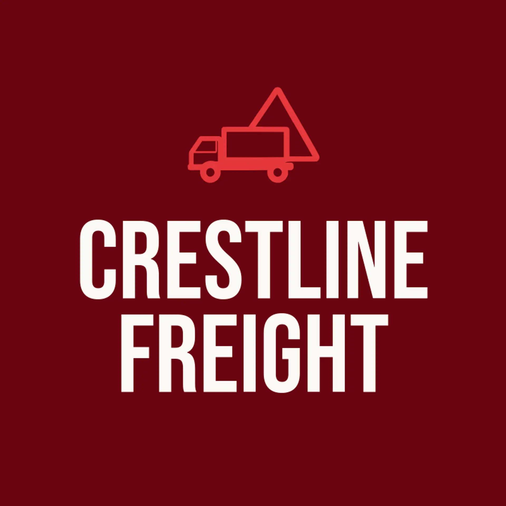 Crestline Freight logo for truck