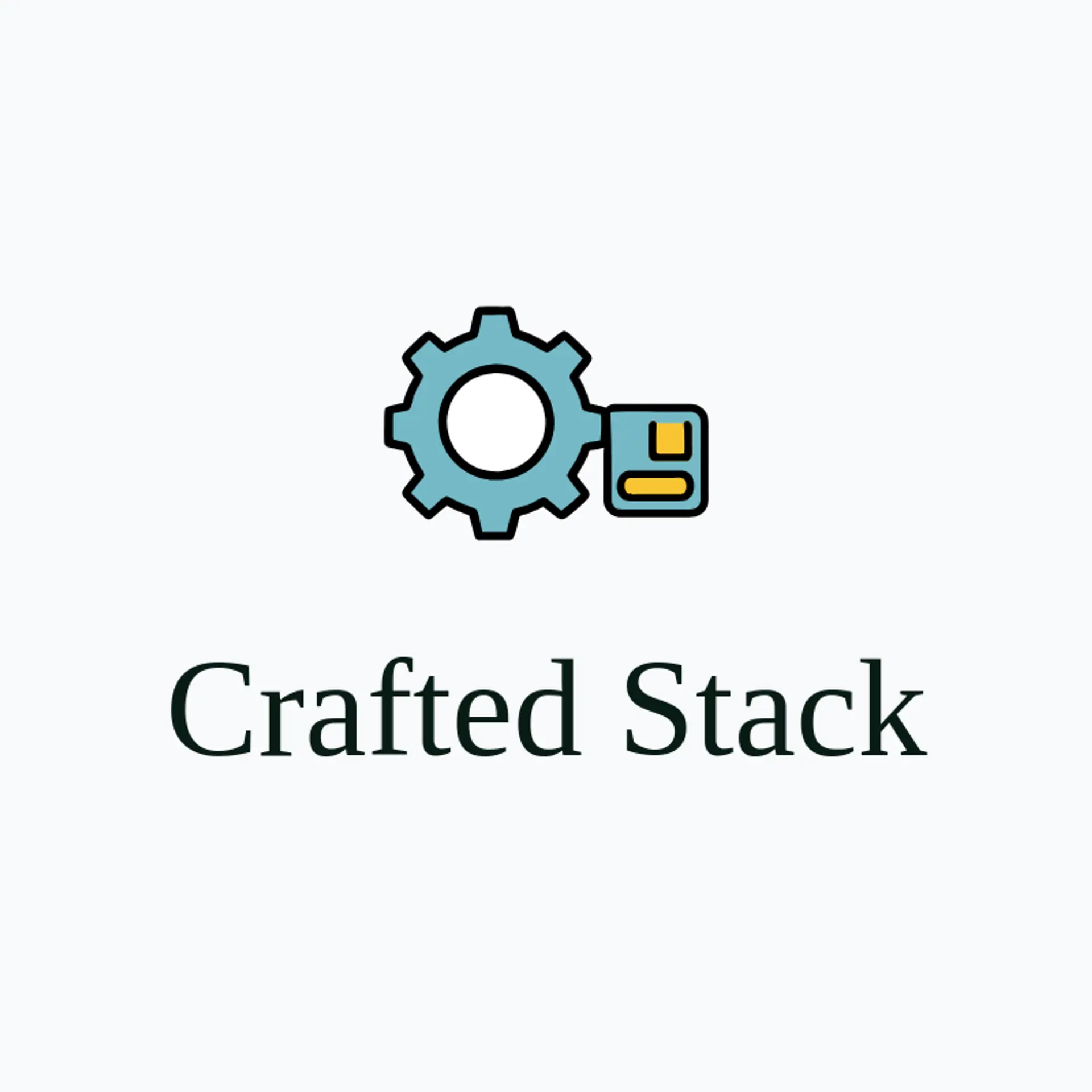 Crafted Stack logo for coding