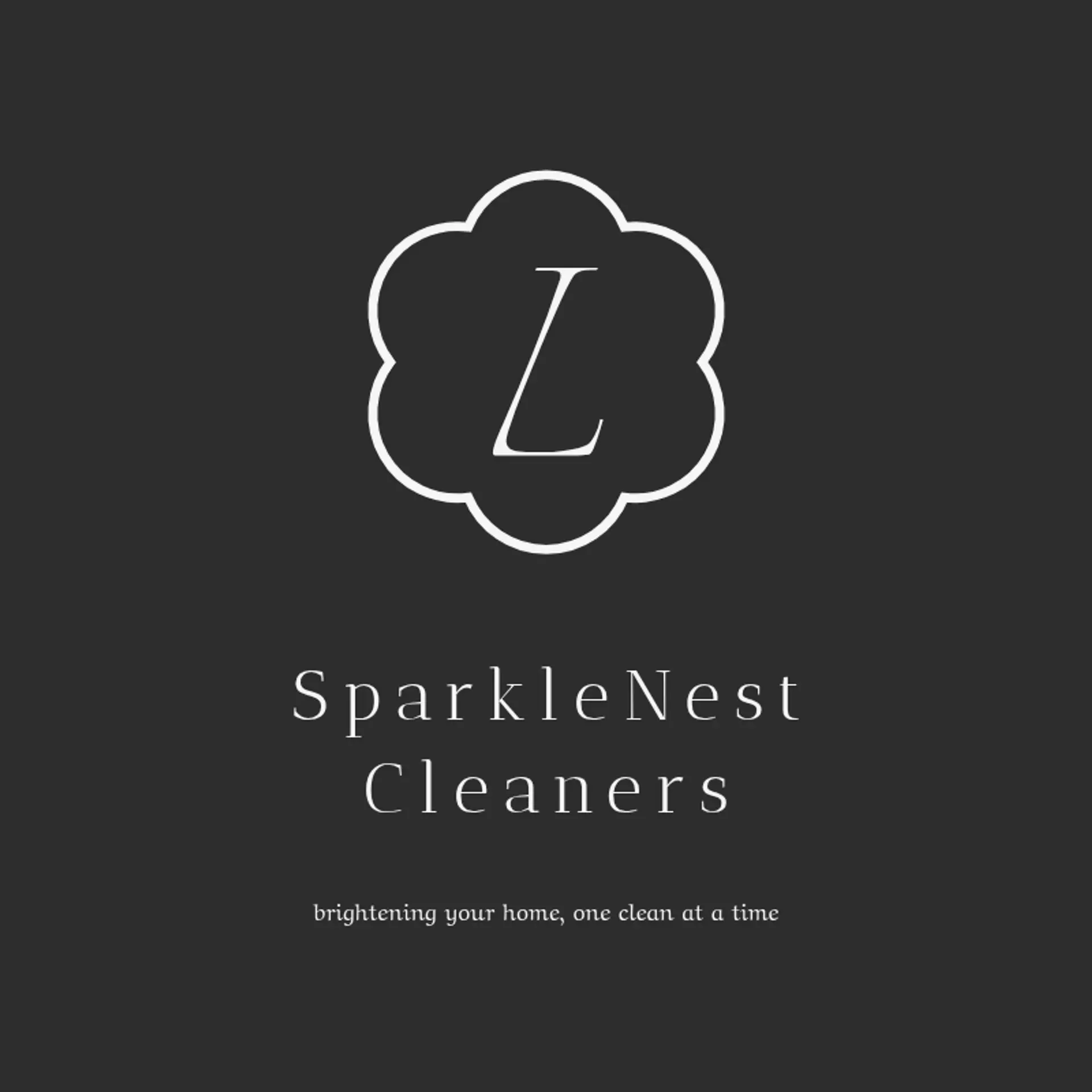 SparkleNest Cleaners logo for carpet cleaning