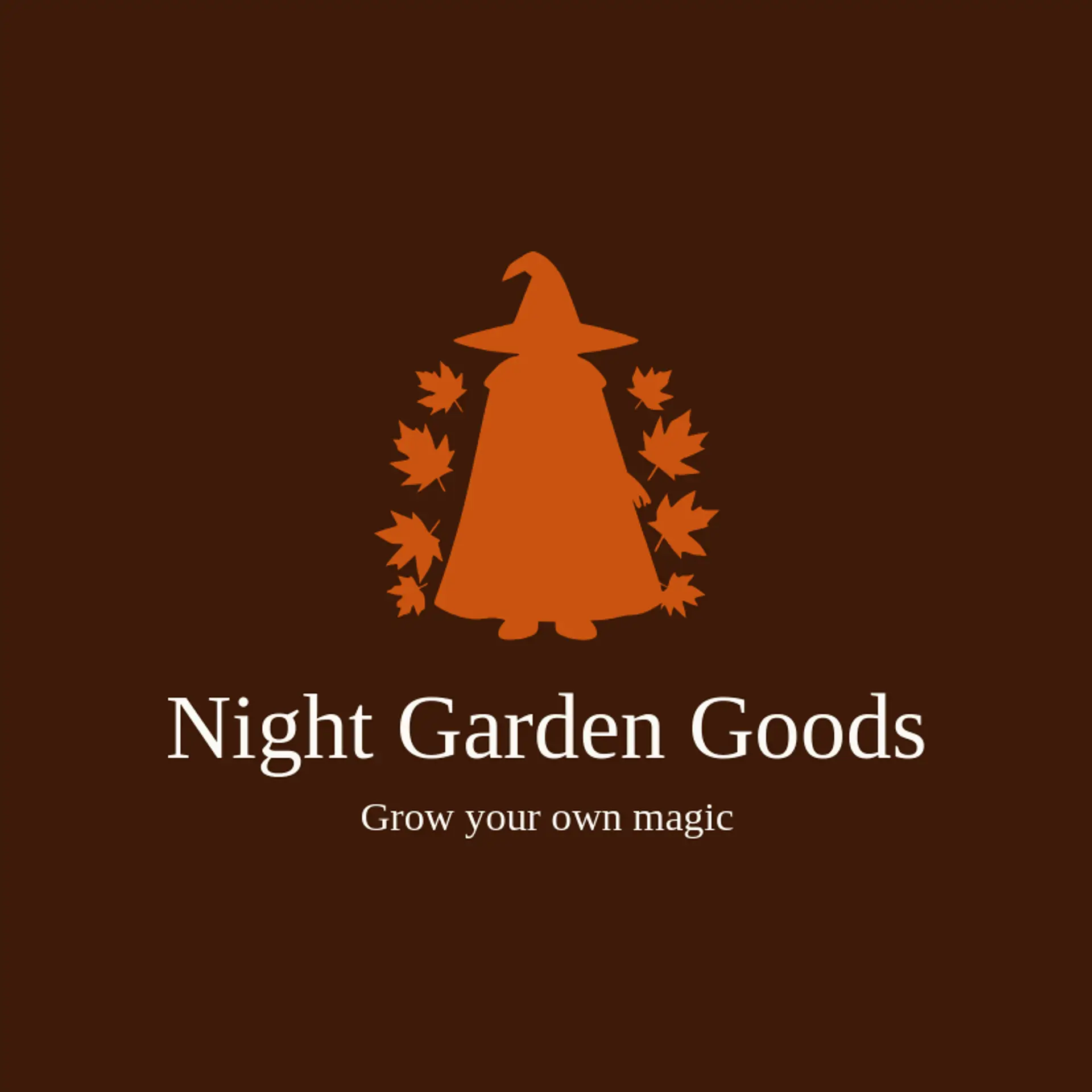 Night Garden Goods logo for witch