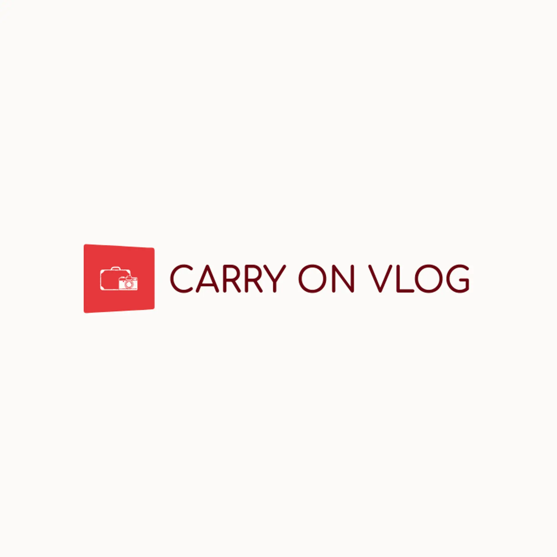 Carry On Vlog logo for vlog