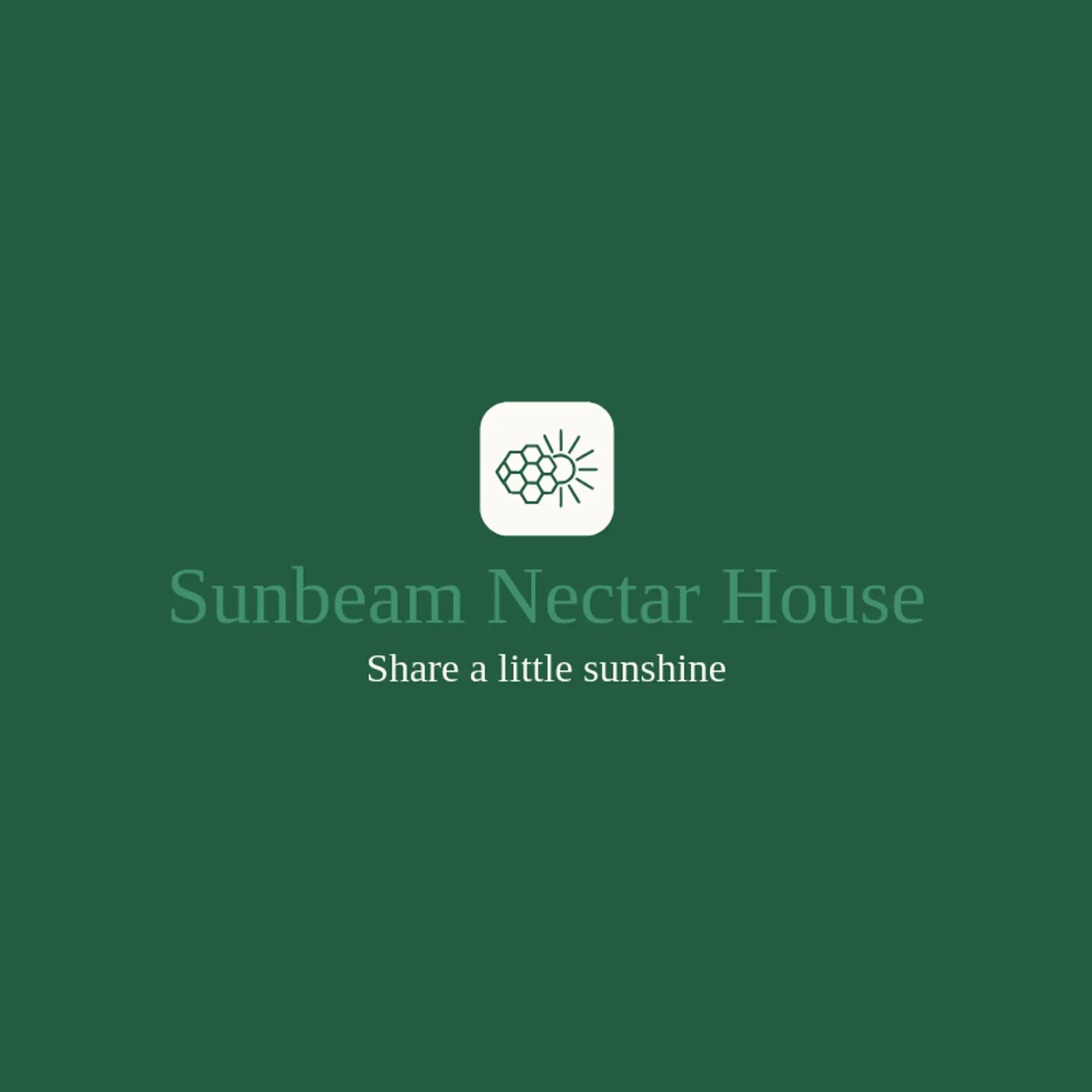 Sunbeam Nectar House logo for honeycomb