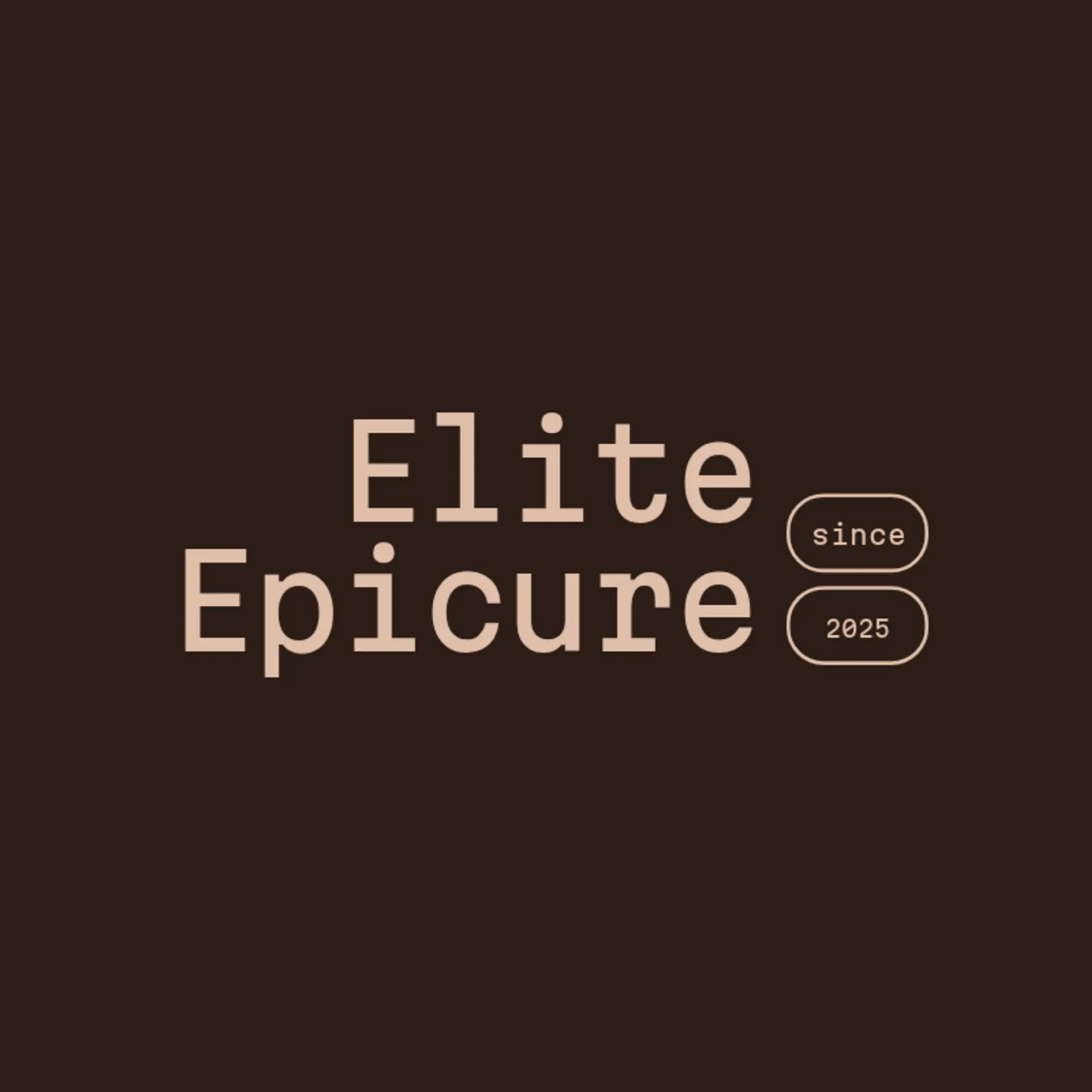 Elite Epicure logo for fine dining restaurant