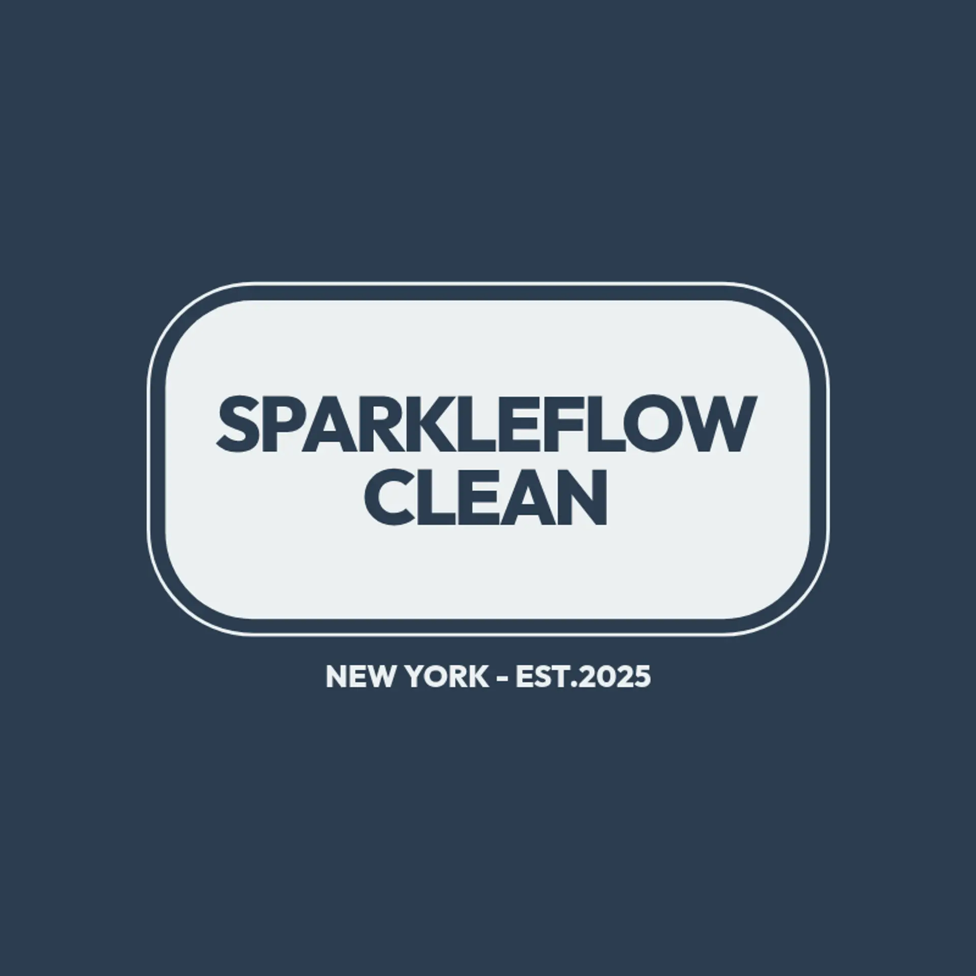 SparkleFlow Clean logo for commercial cleaning