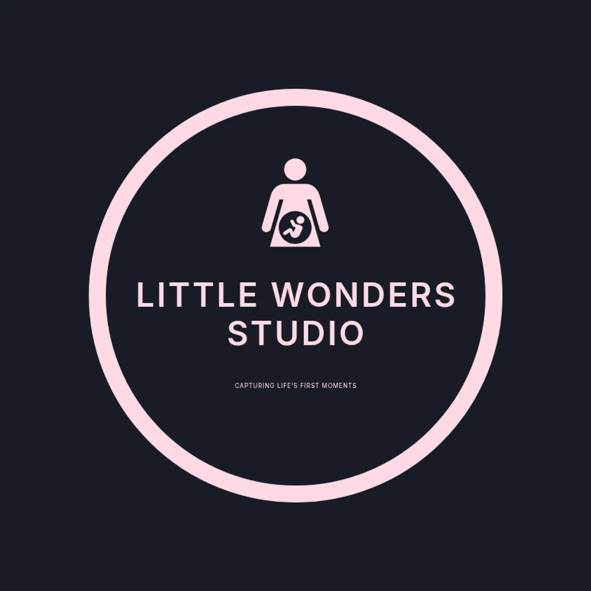 Little Wonders Studio logo for newborn photography