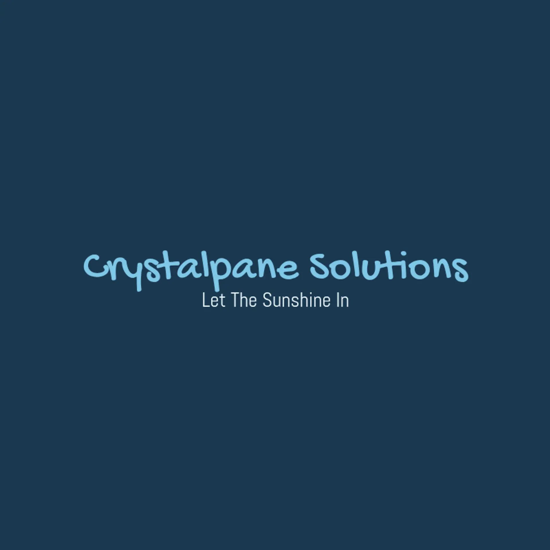 Crystal Clear Panes logo for window cleaning
