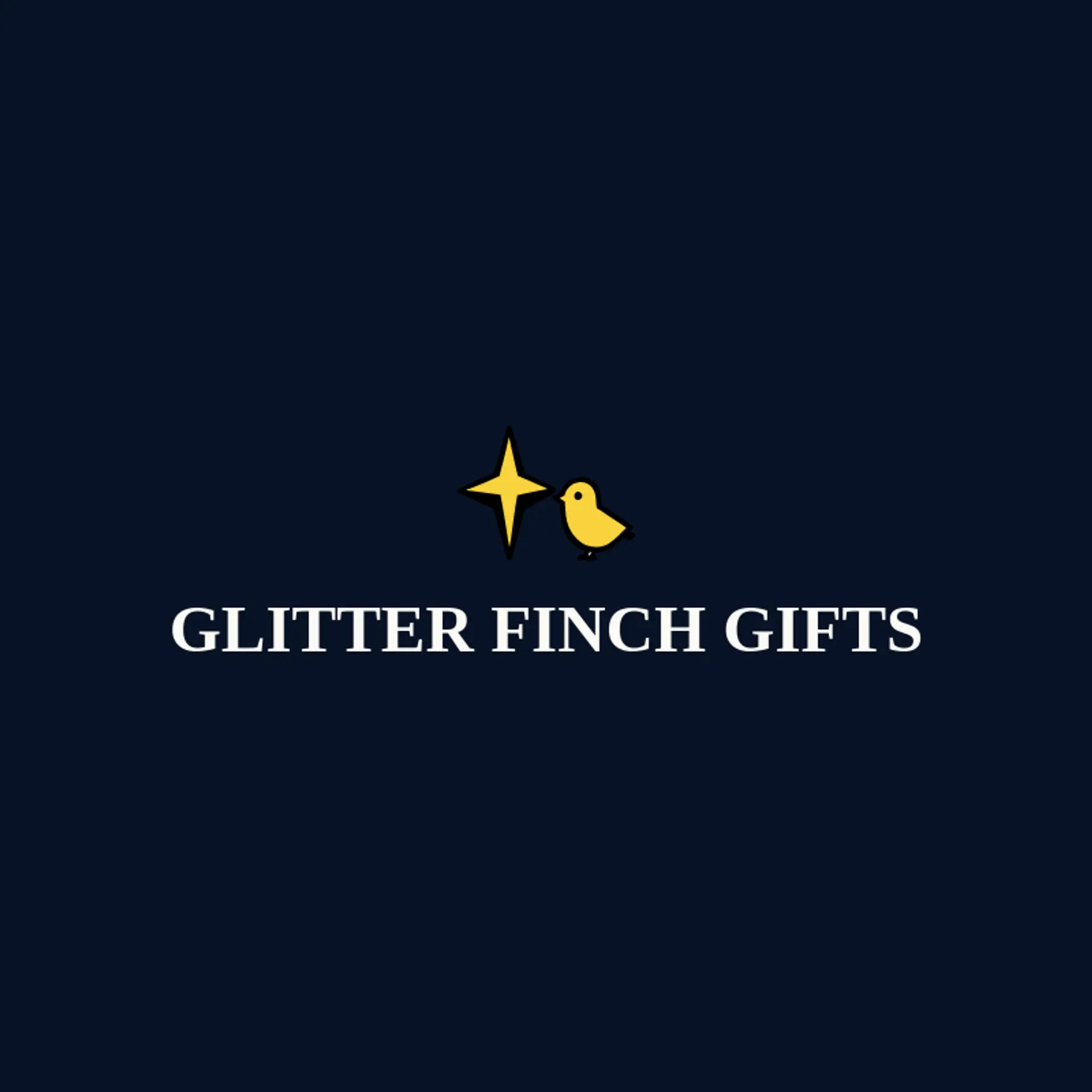 Glitter Finch Gifts logo for sparkle