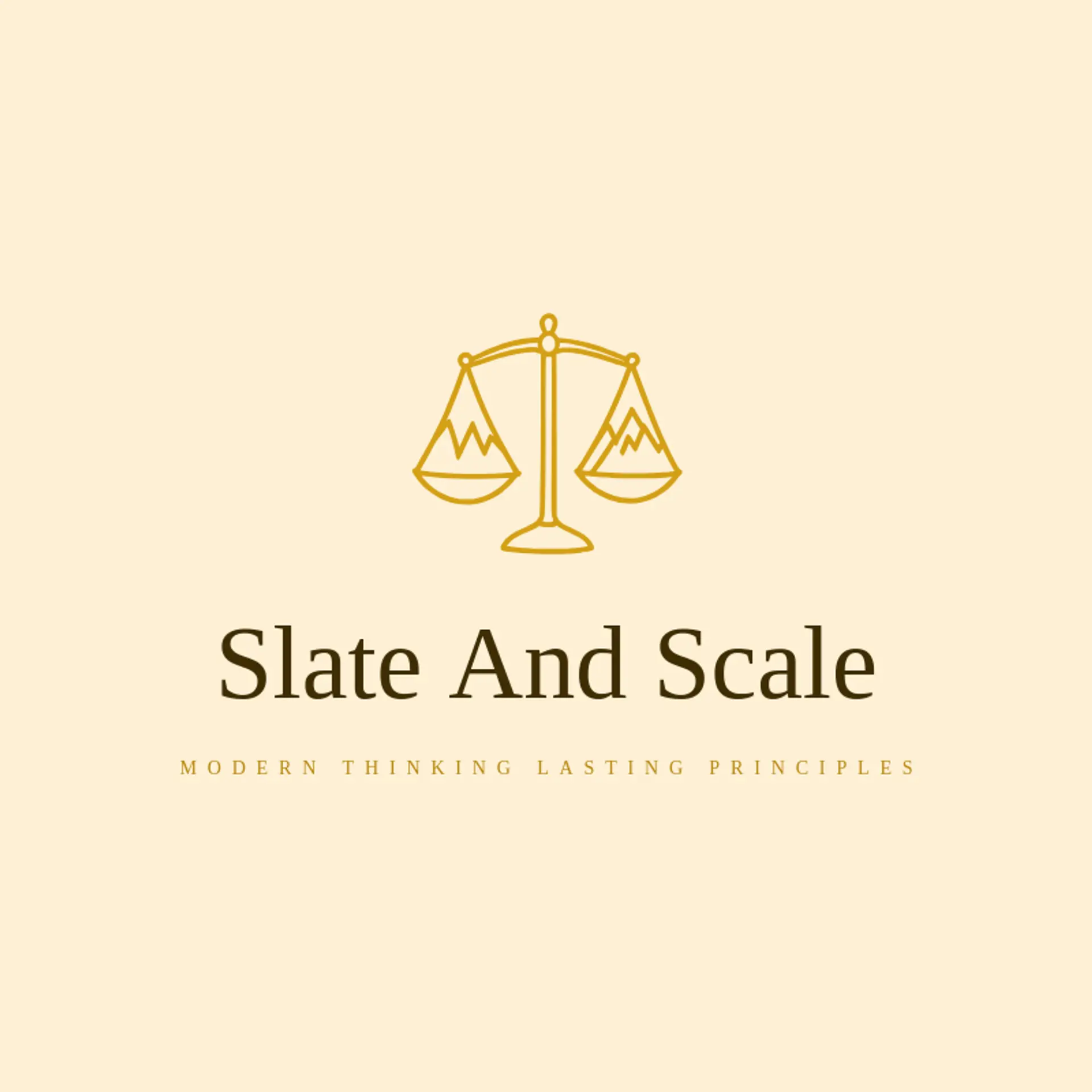 Slate and Scale logo for legal