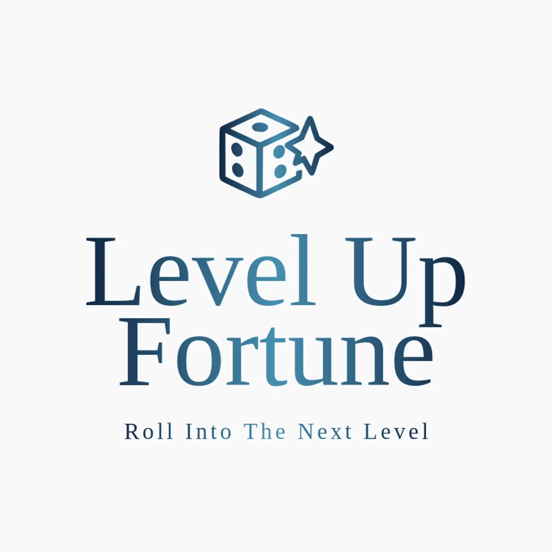 Level Up Fortune logo for dice