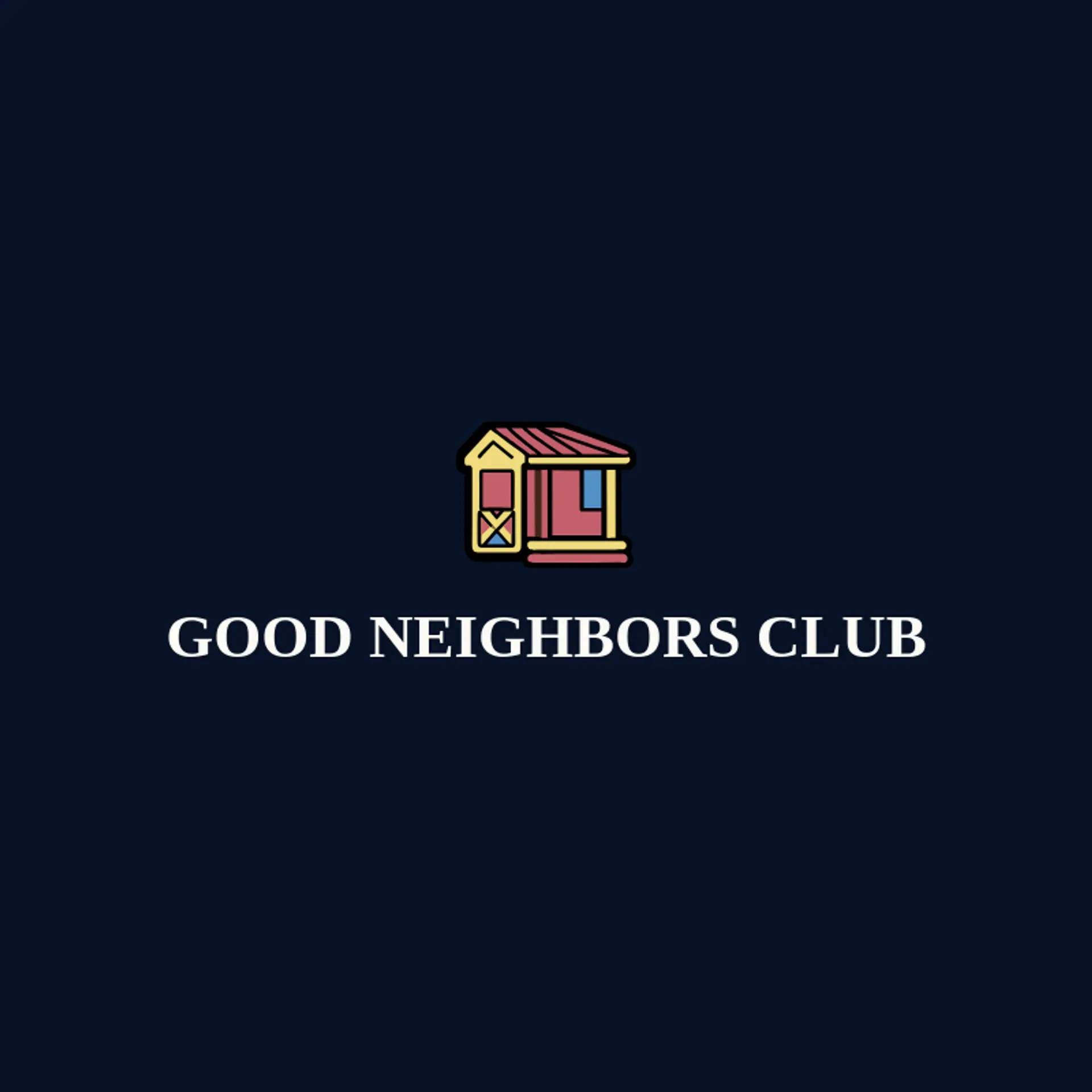 Good Neighbors Club logo for tribe