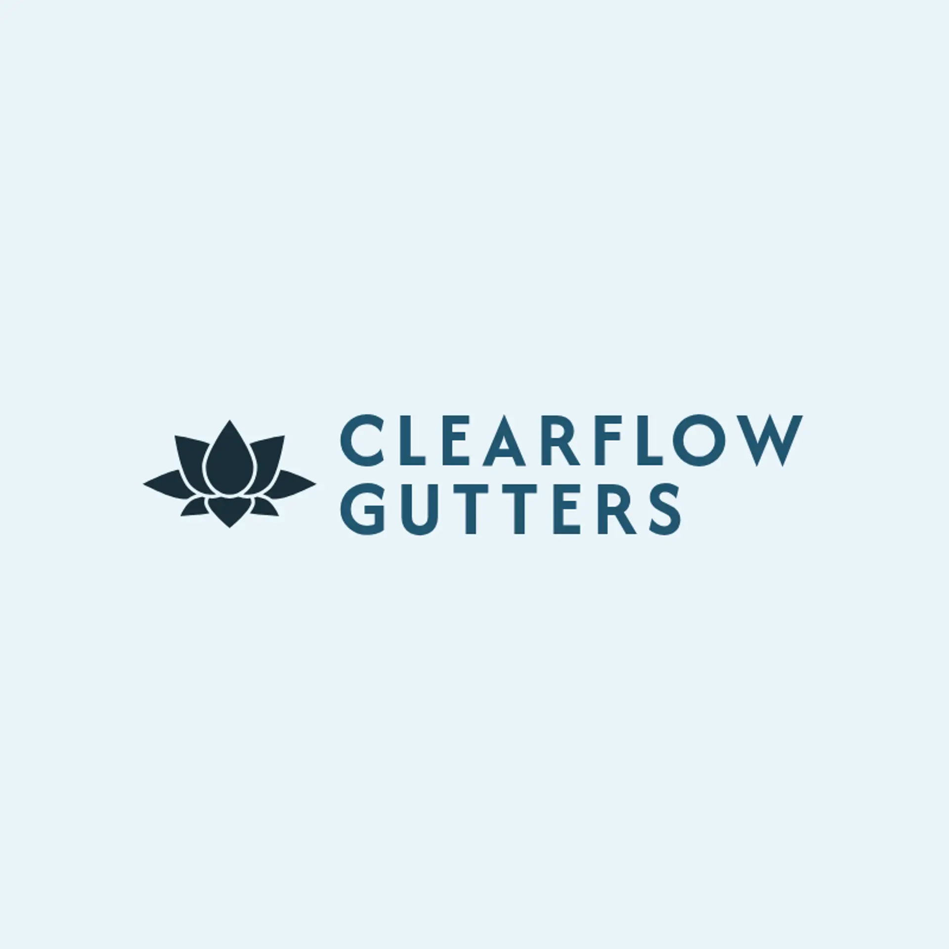 ClearFlow Gutters logo for gutter cleaning