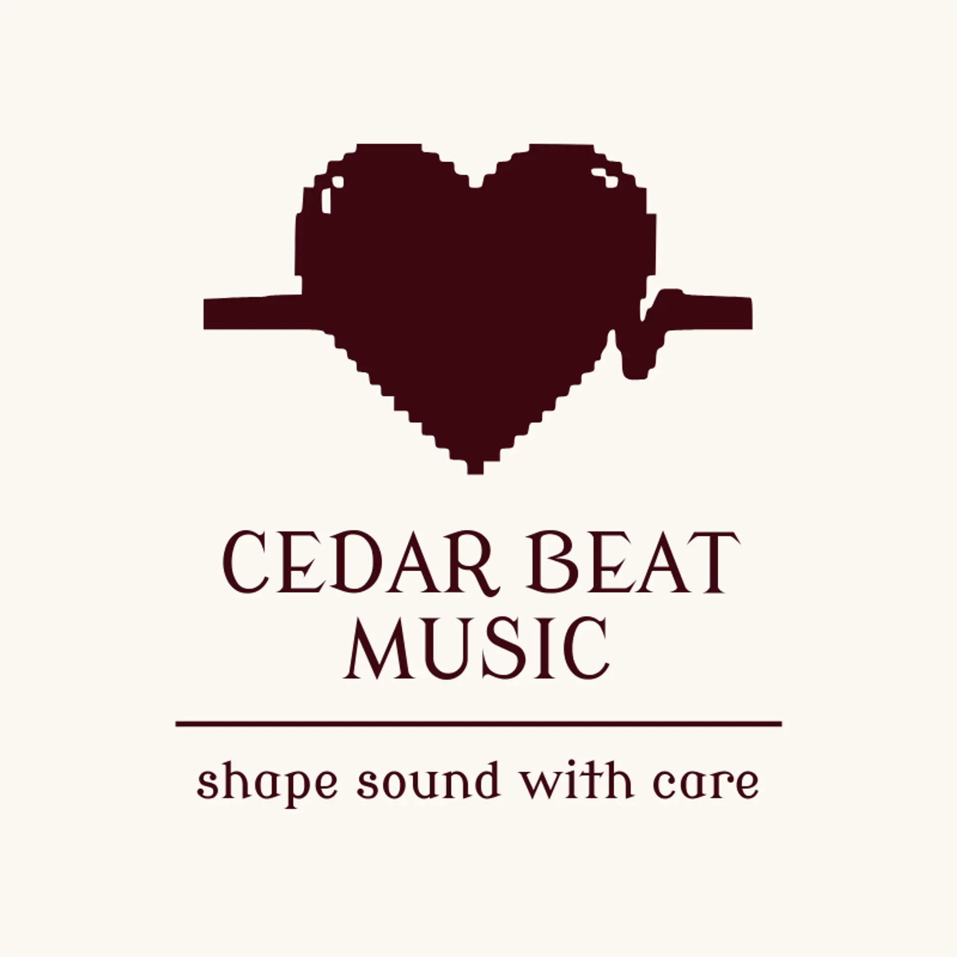 Cedar Beat Music logo for beat