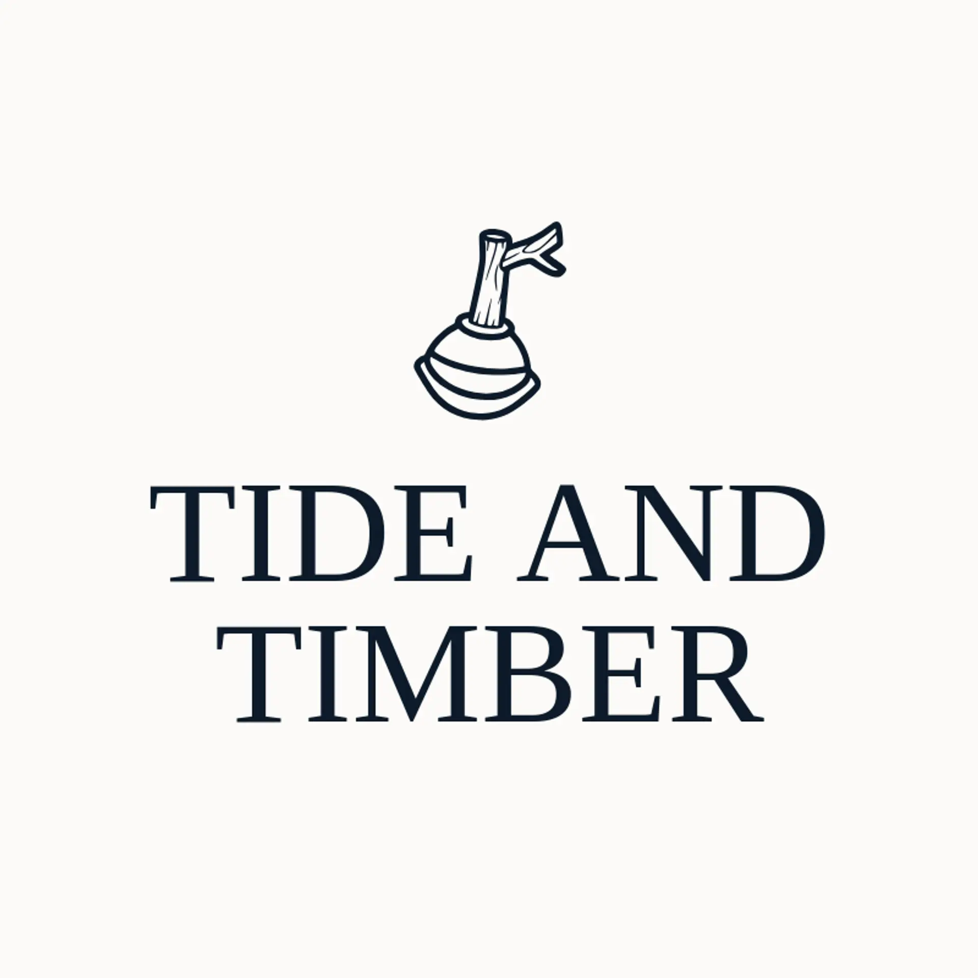 Tide and Timber logo for nautical