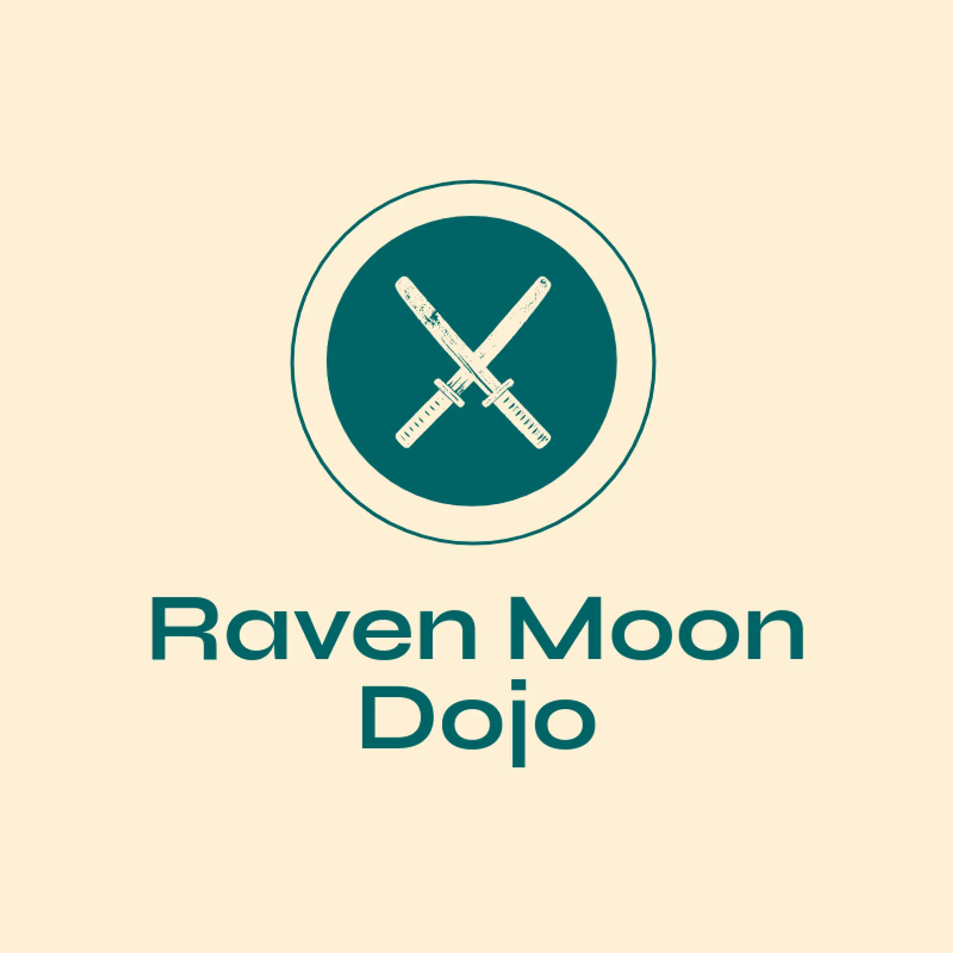 Raven Moon Dojo logo for ninja