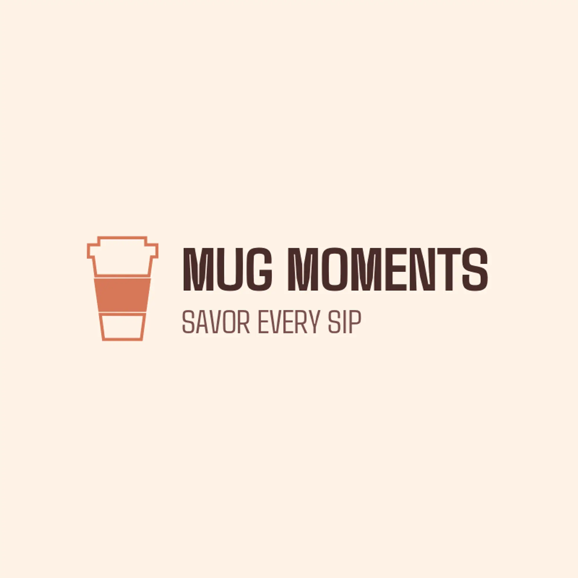 Mug Moments logo for cafe