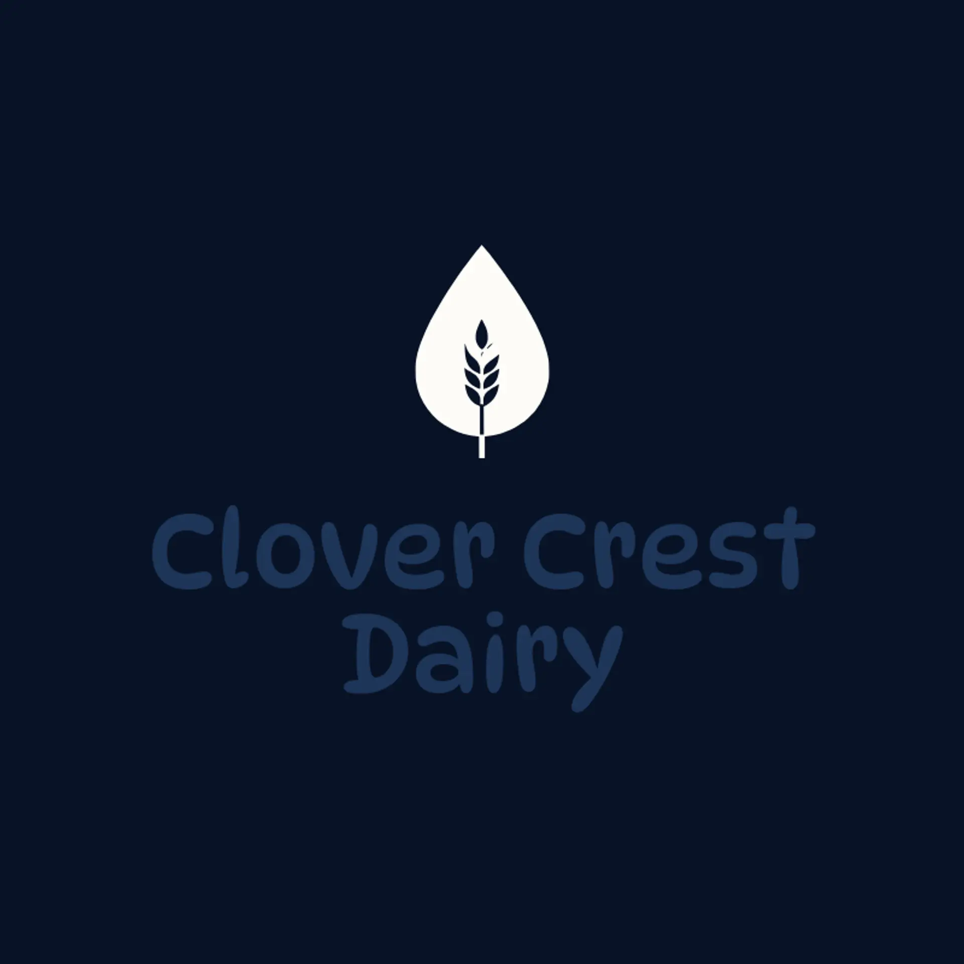 Clover Crest Dairy logo for milk