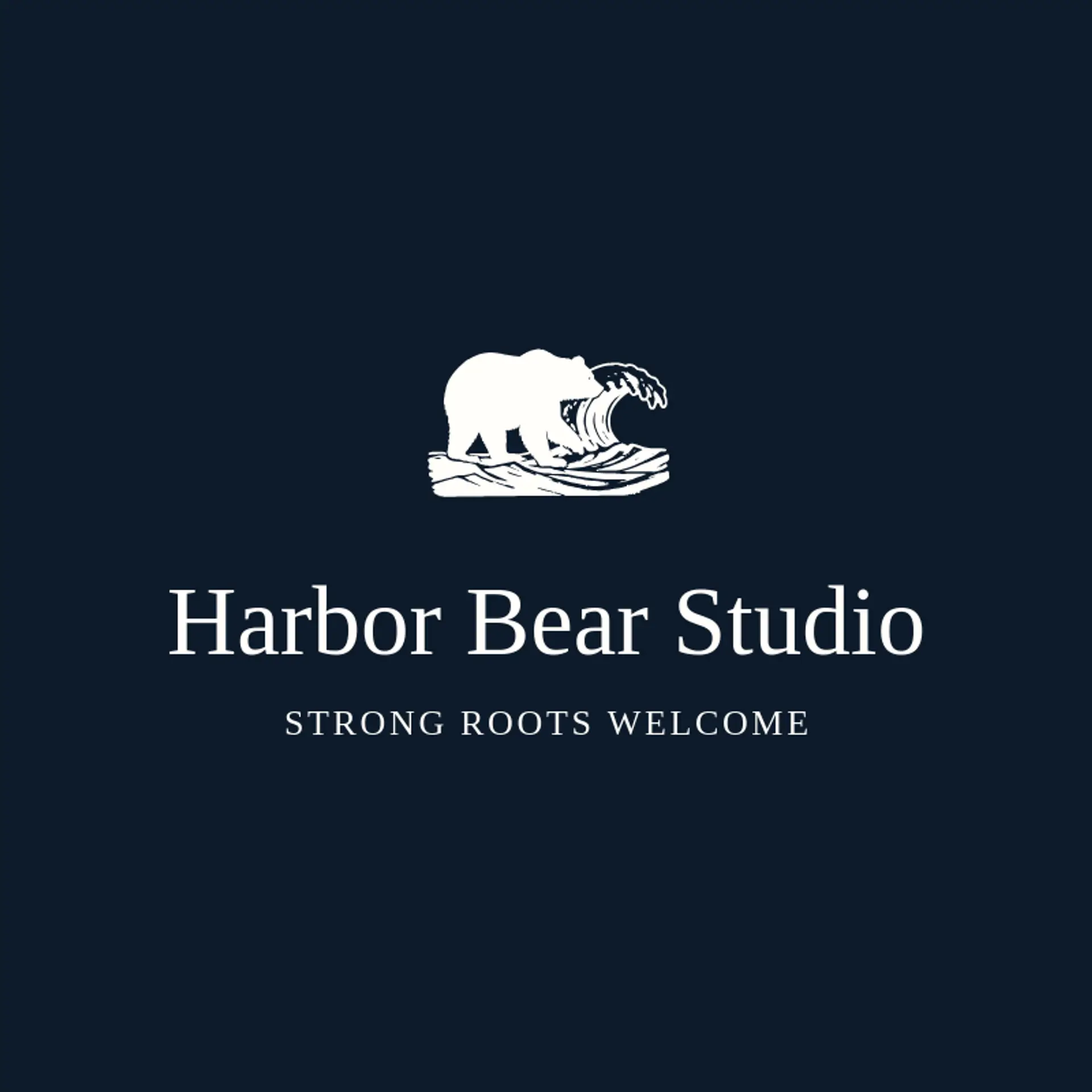 Harbor Bear Studio logo for seal