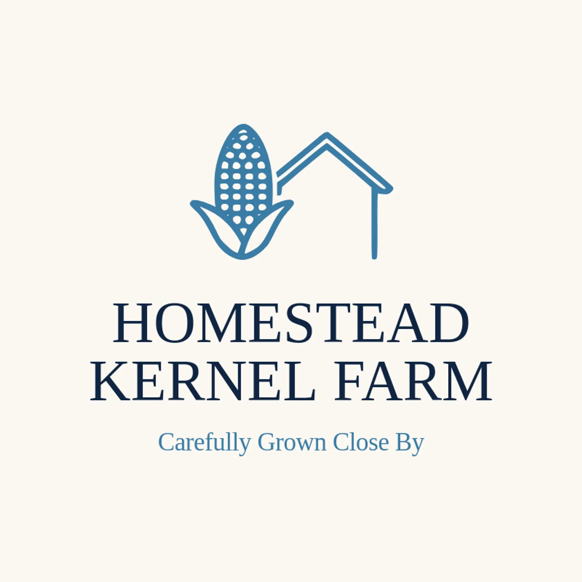 Homestead Kernel Farm logo for corn
