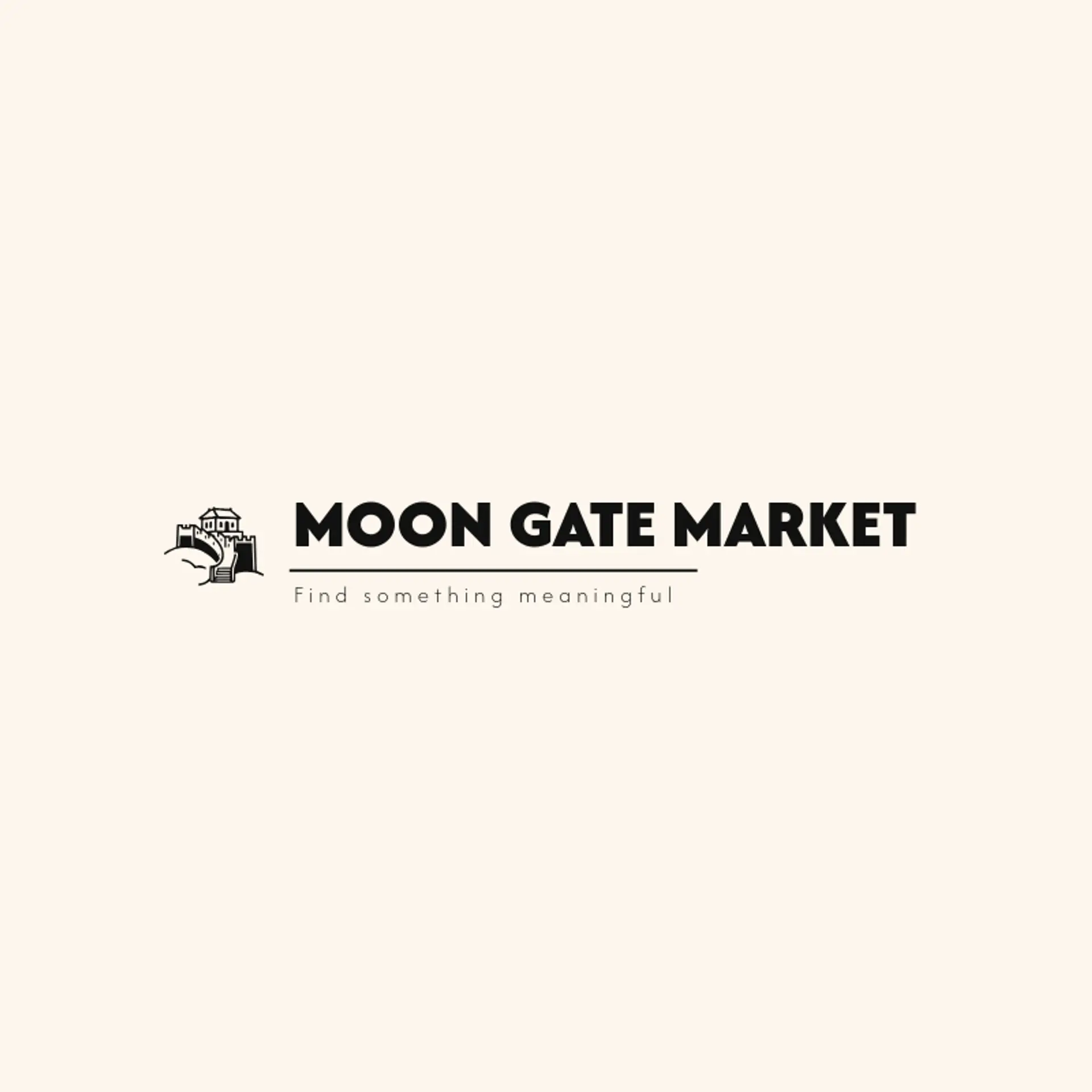 Moon Gate Market logo for china