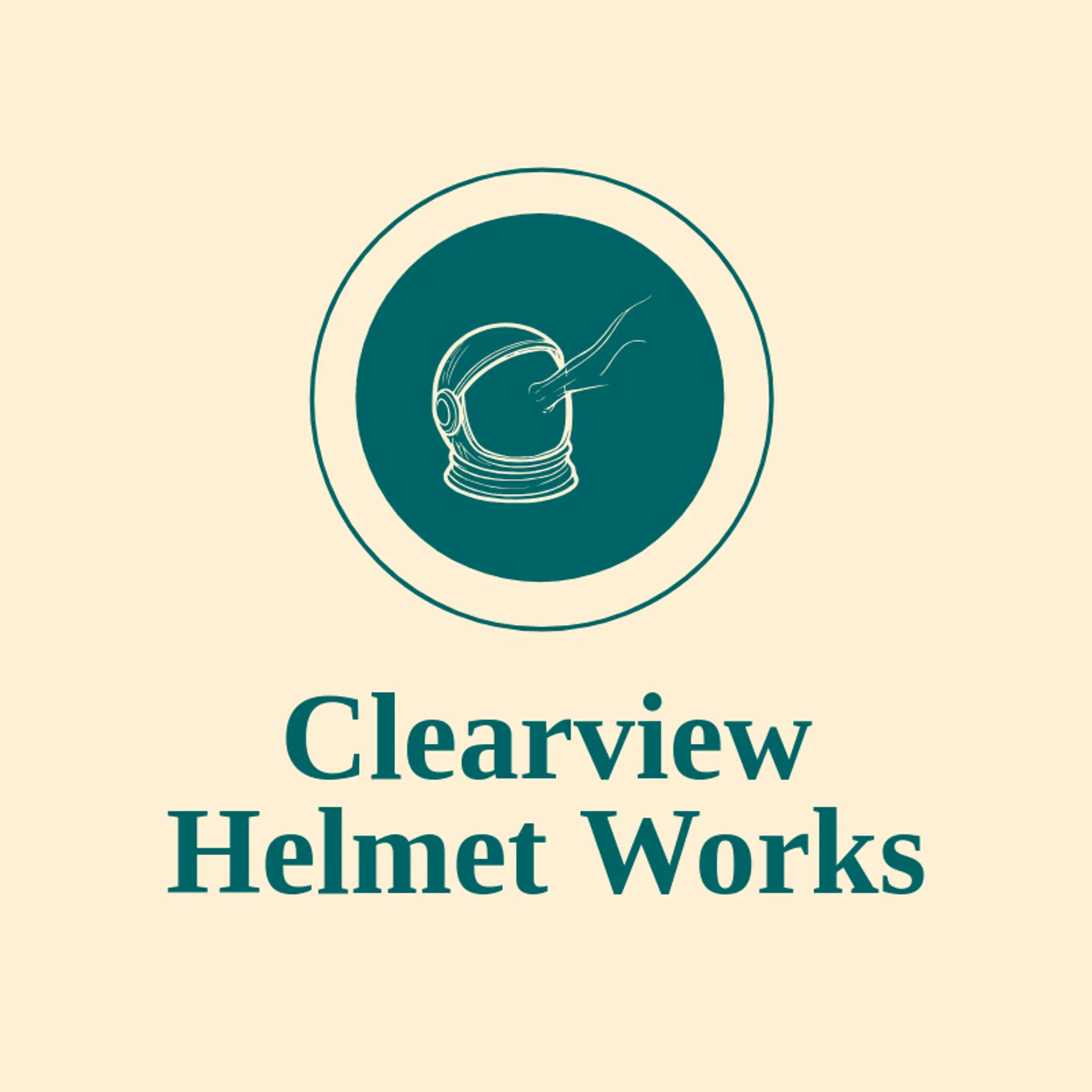 Clearview Helmet Works logo for helmet