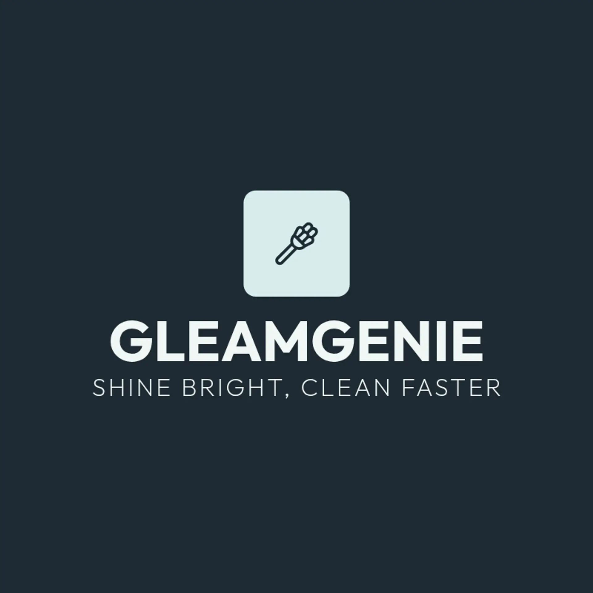 GleamGenie logo for commercial cleaning