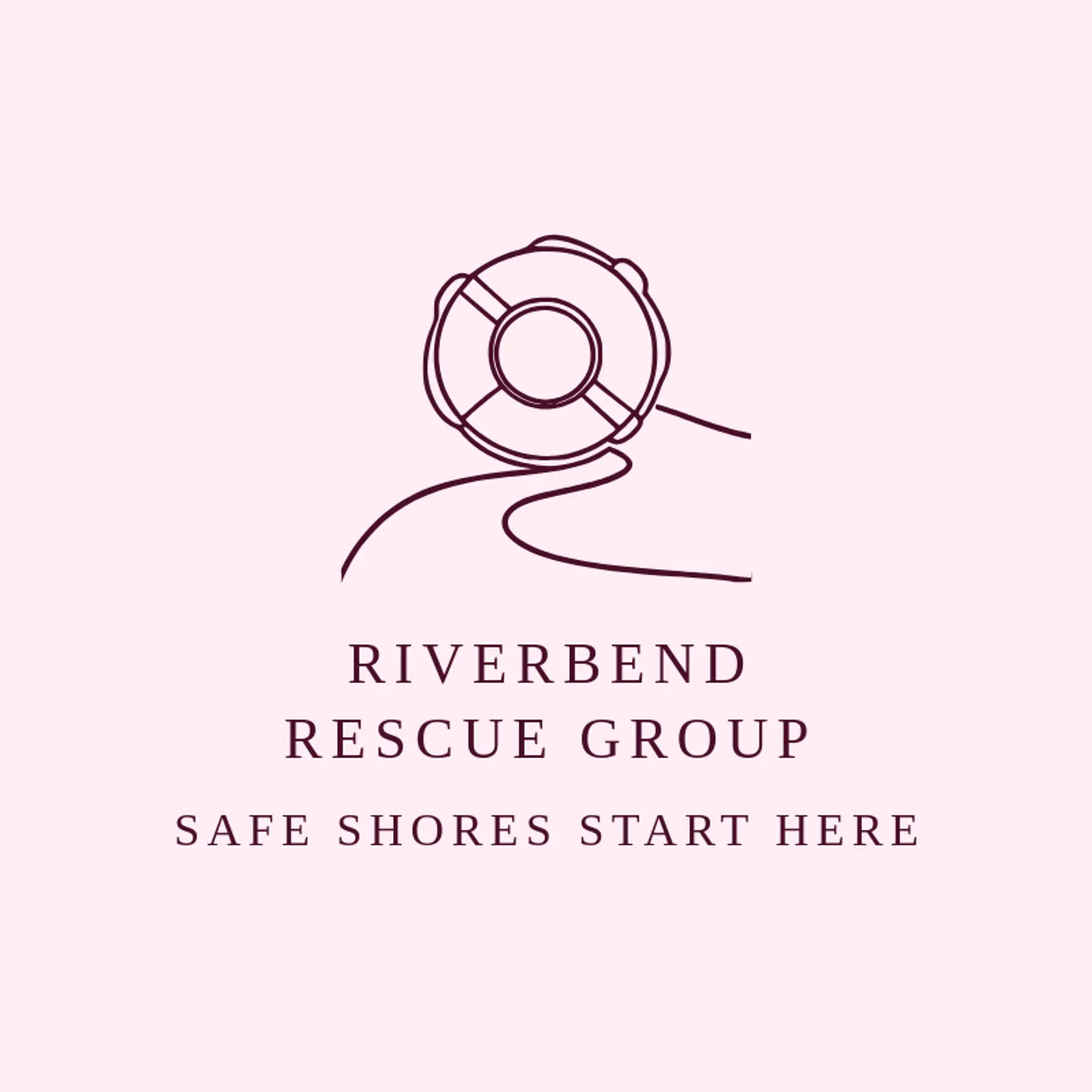 Riverbend Rescue Group logo for rescue