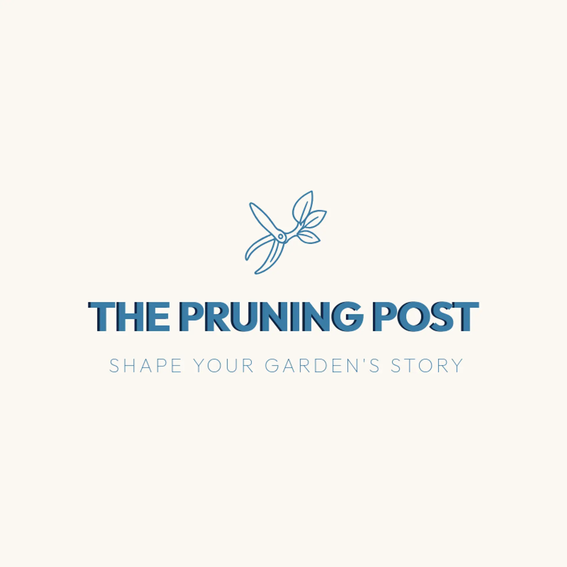 The Pruning Post logo for garden