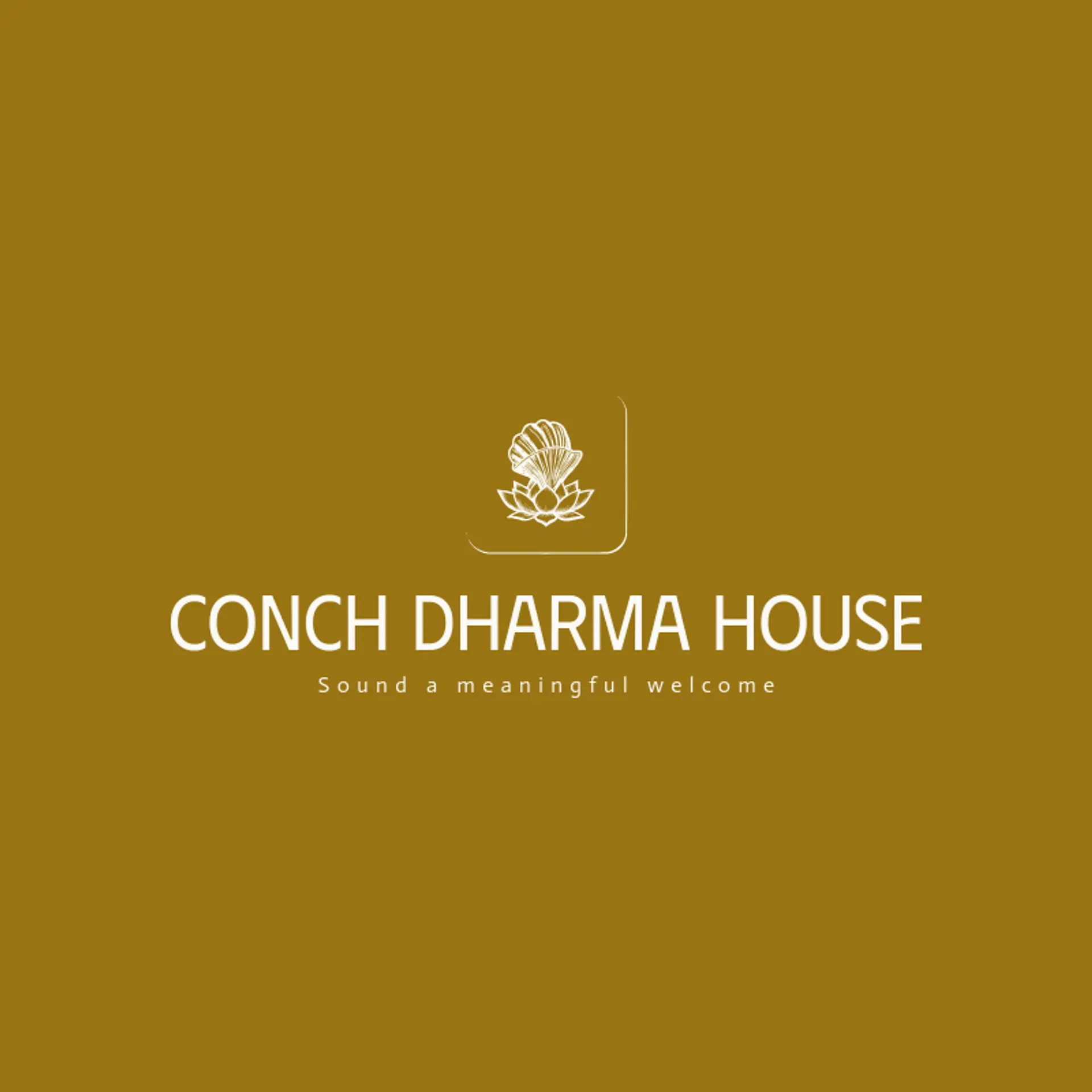 Conch Dharma House logo for hindu