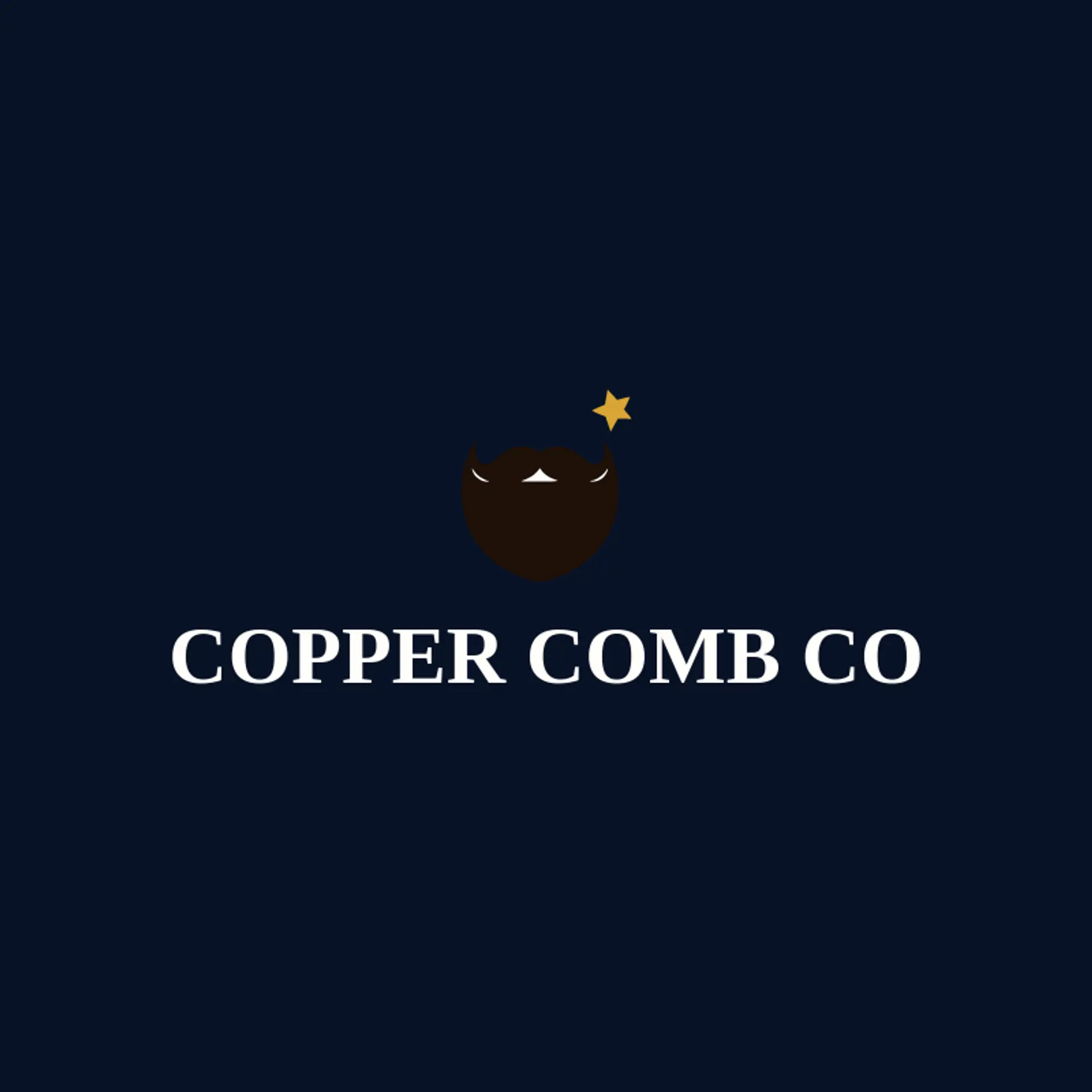 Copper Comb Co logo for beard