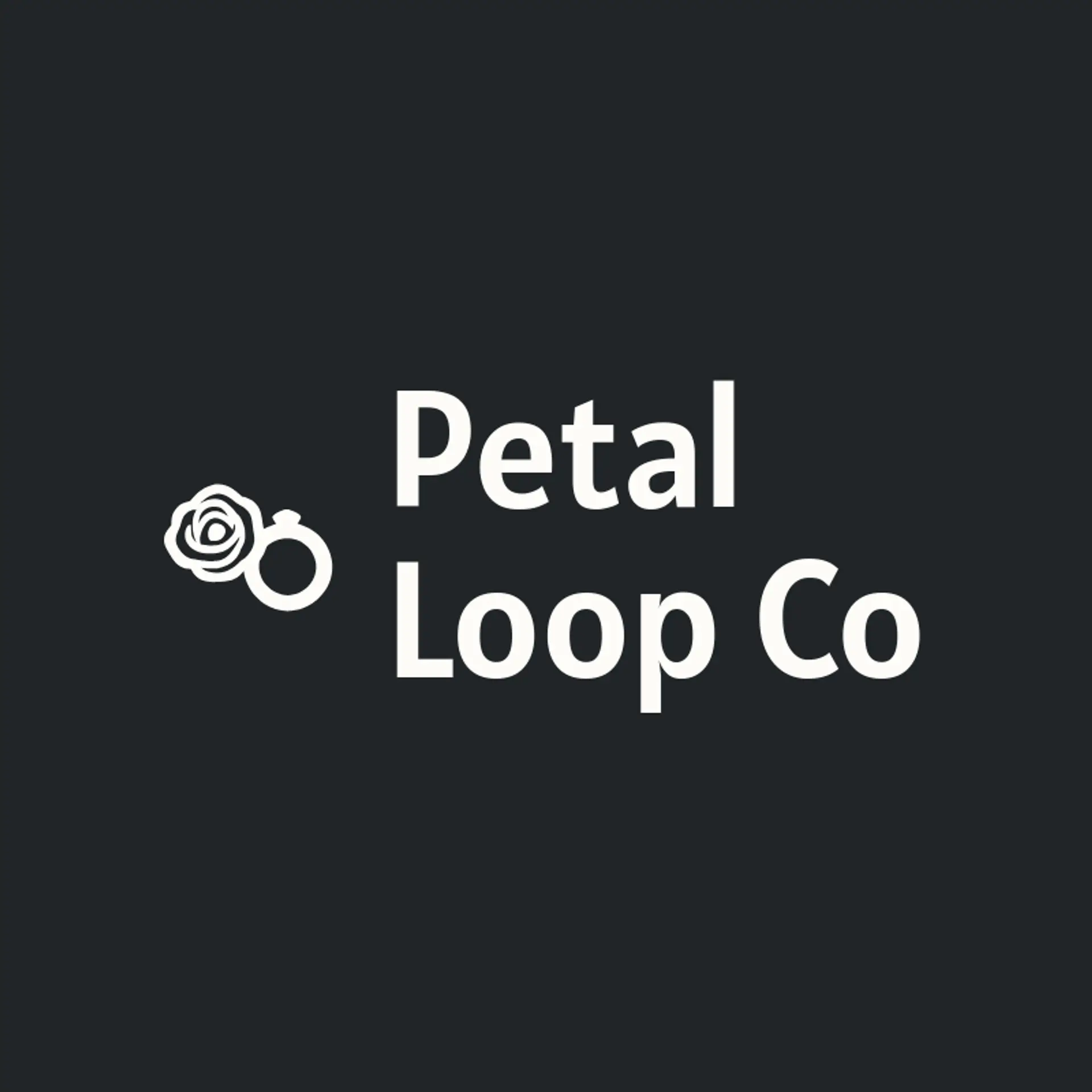 Petal Loop Co logo for ring