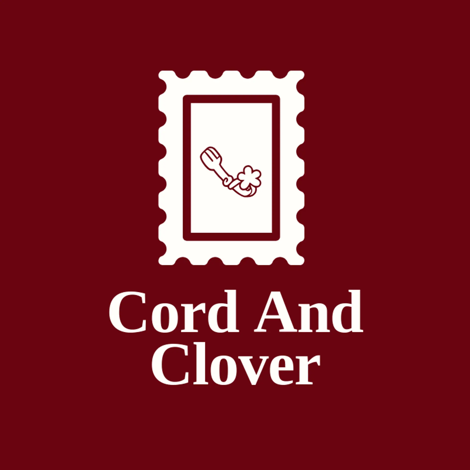 Cord And Clover logo for telephone
