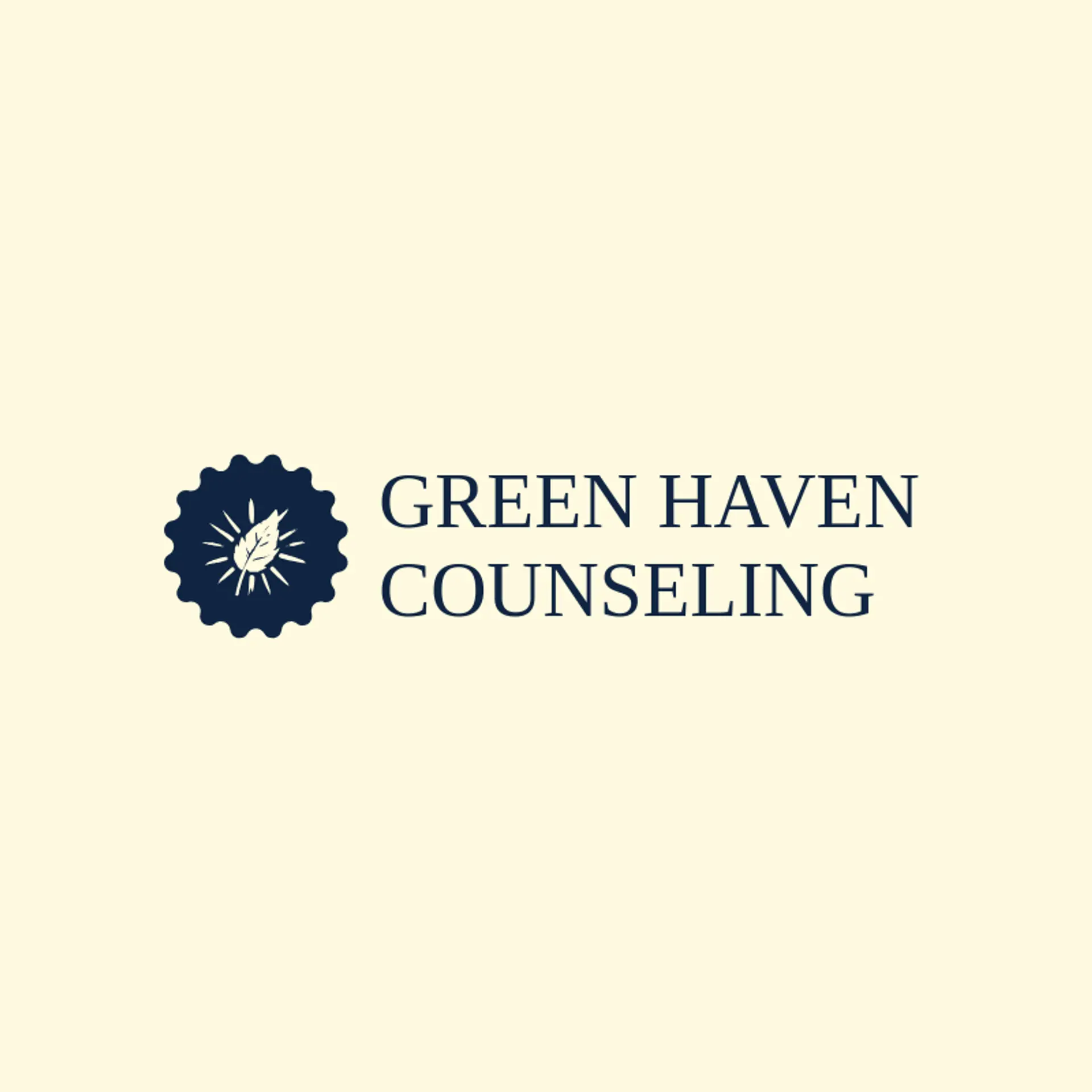 Green Haven Counseling logo for therapy