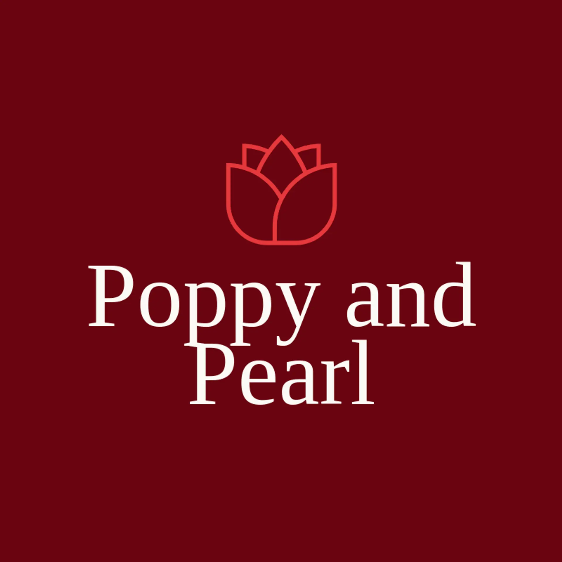 Poppy and Pearl logo for bloom