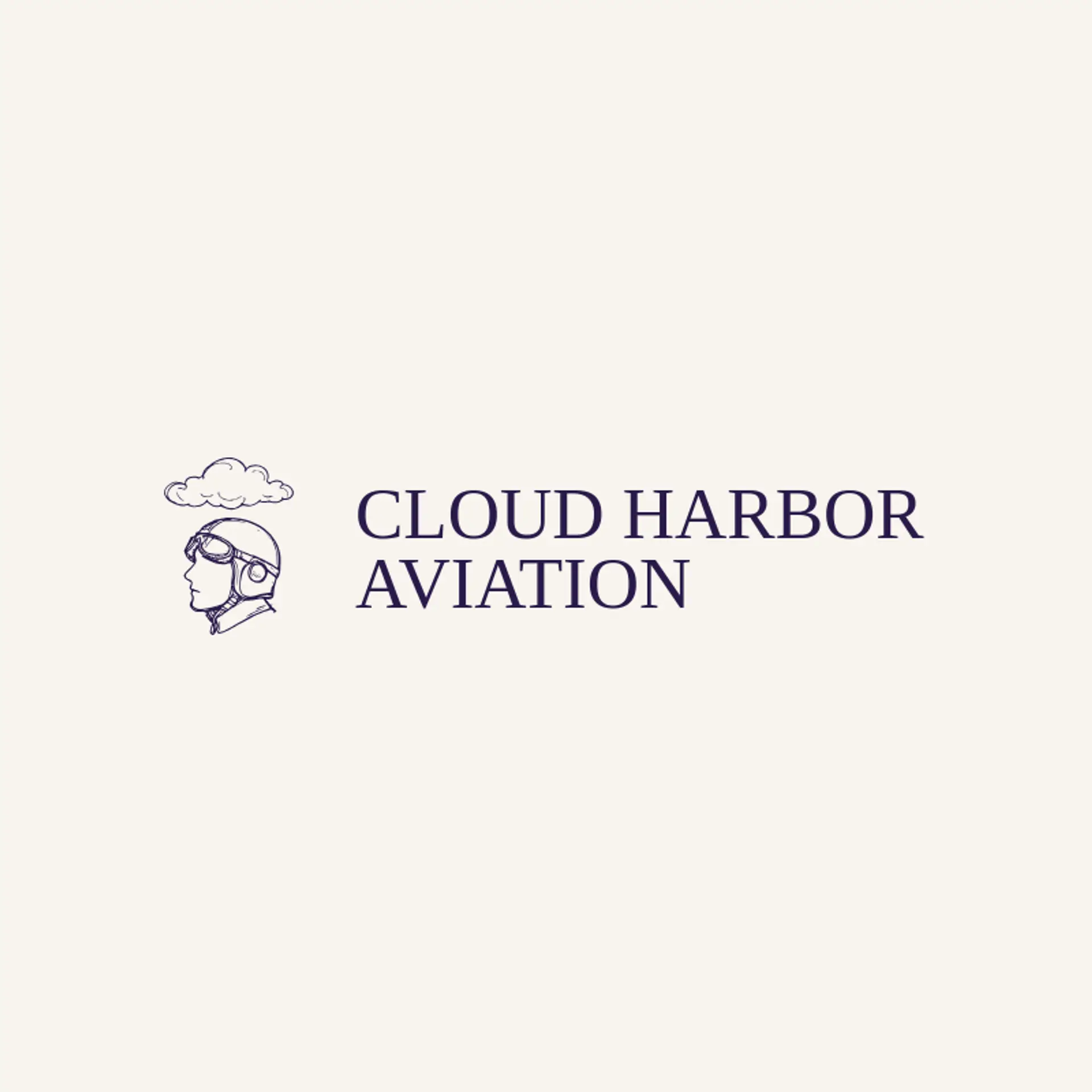 Cloud Harbor Aviation logo for aviator