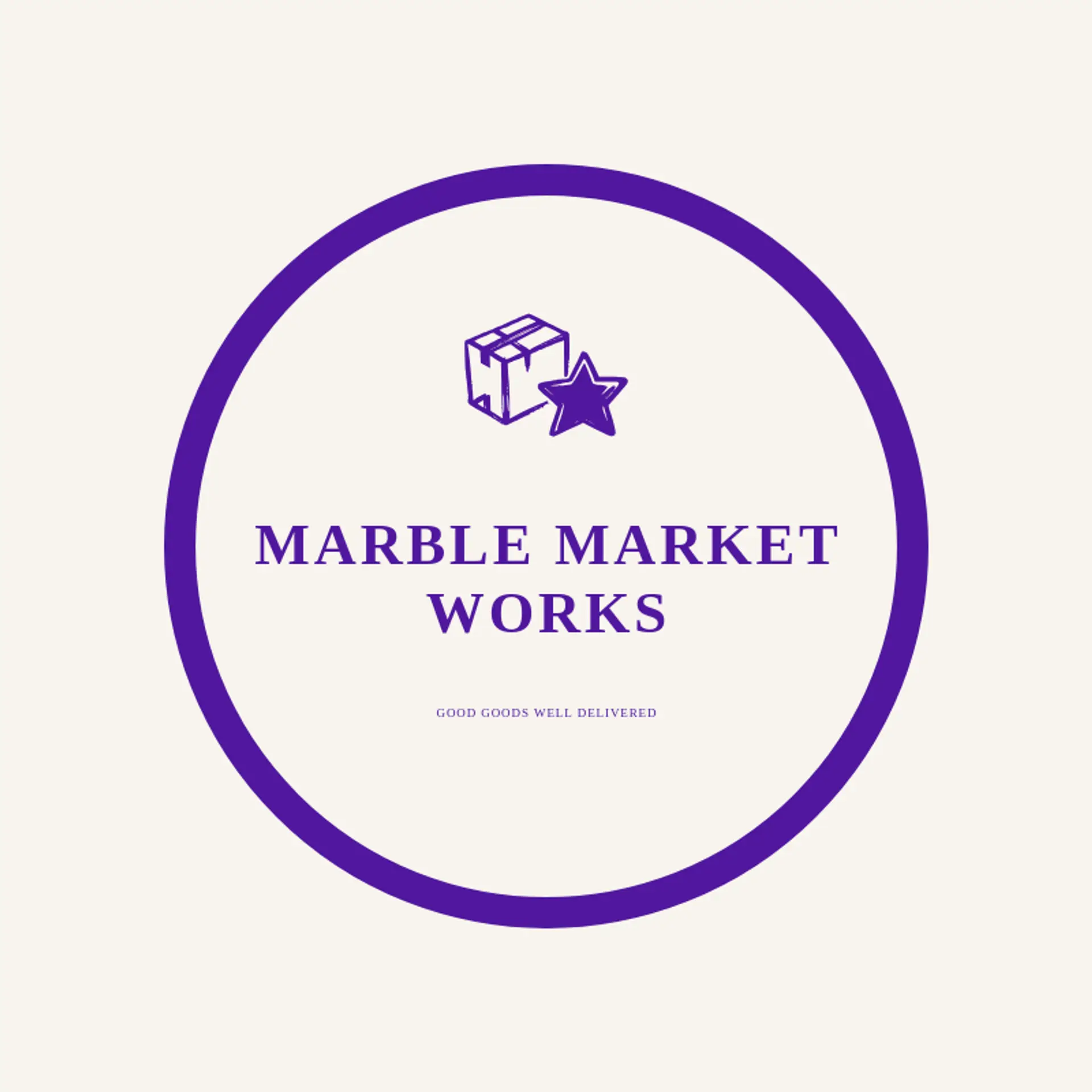 Marble Market Works logo for dropshipping