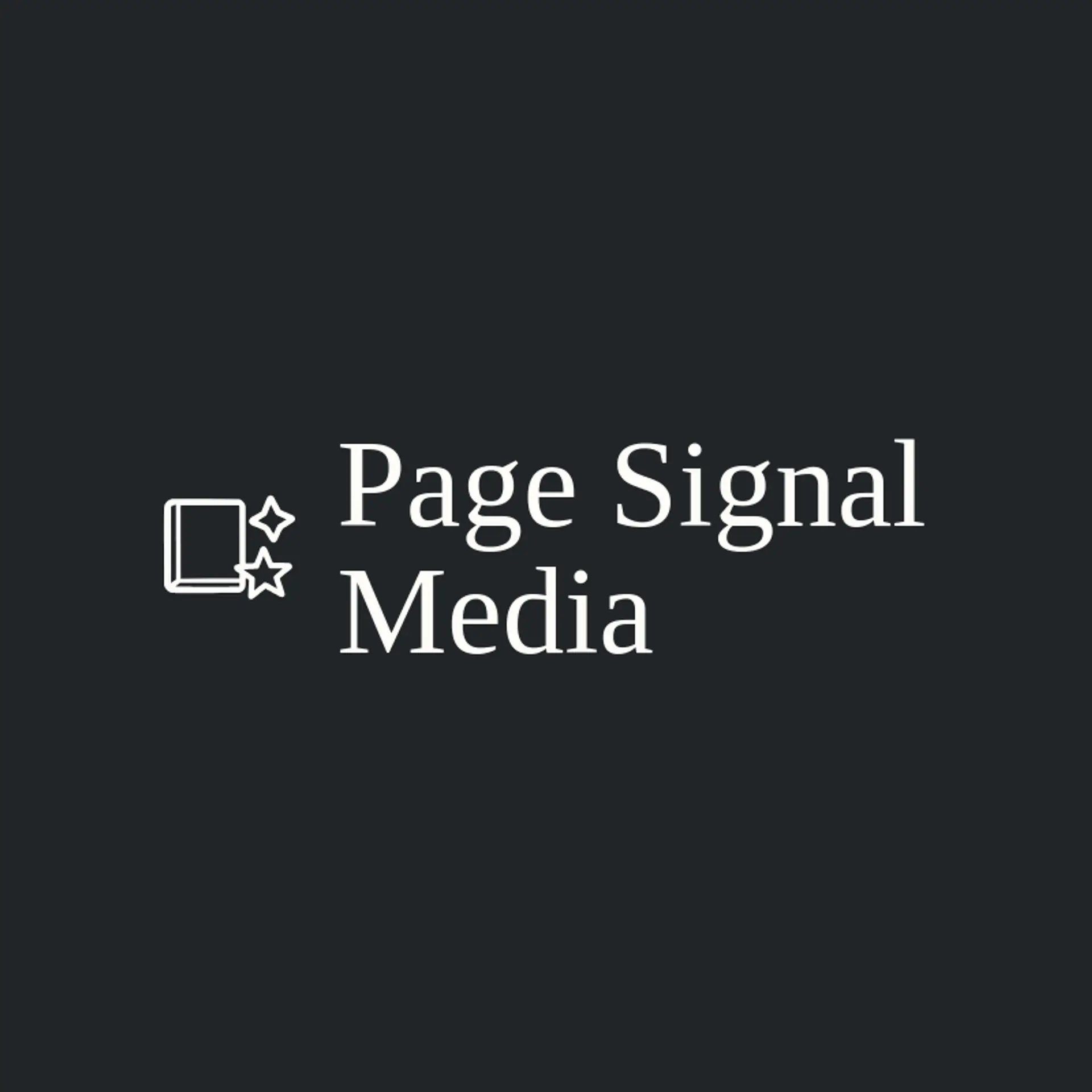 Page Signal Media logo for publishing