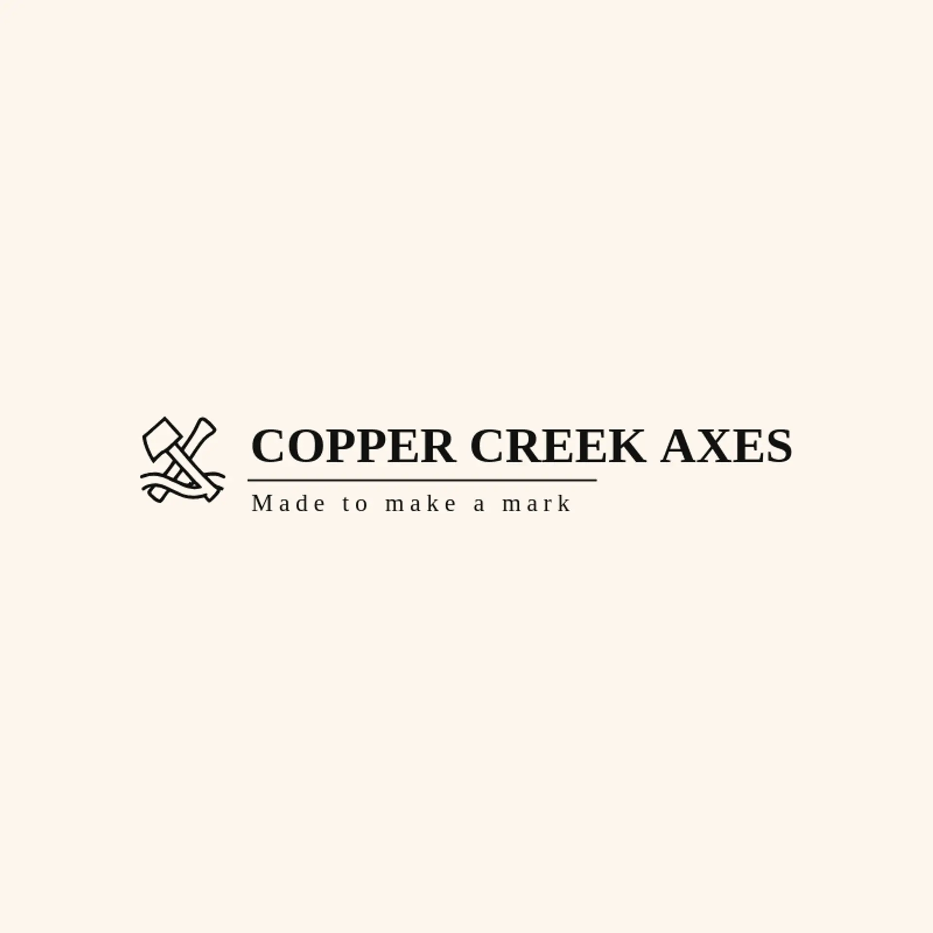 Copper Creek Axes logo for tomahawk