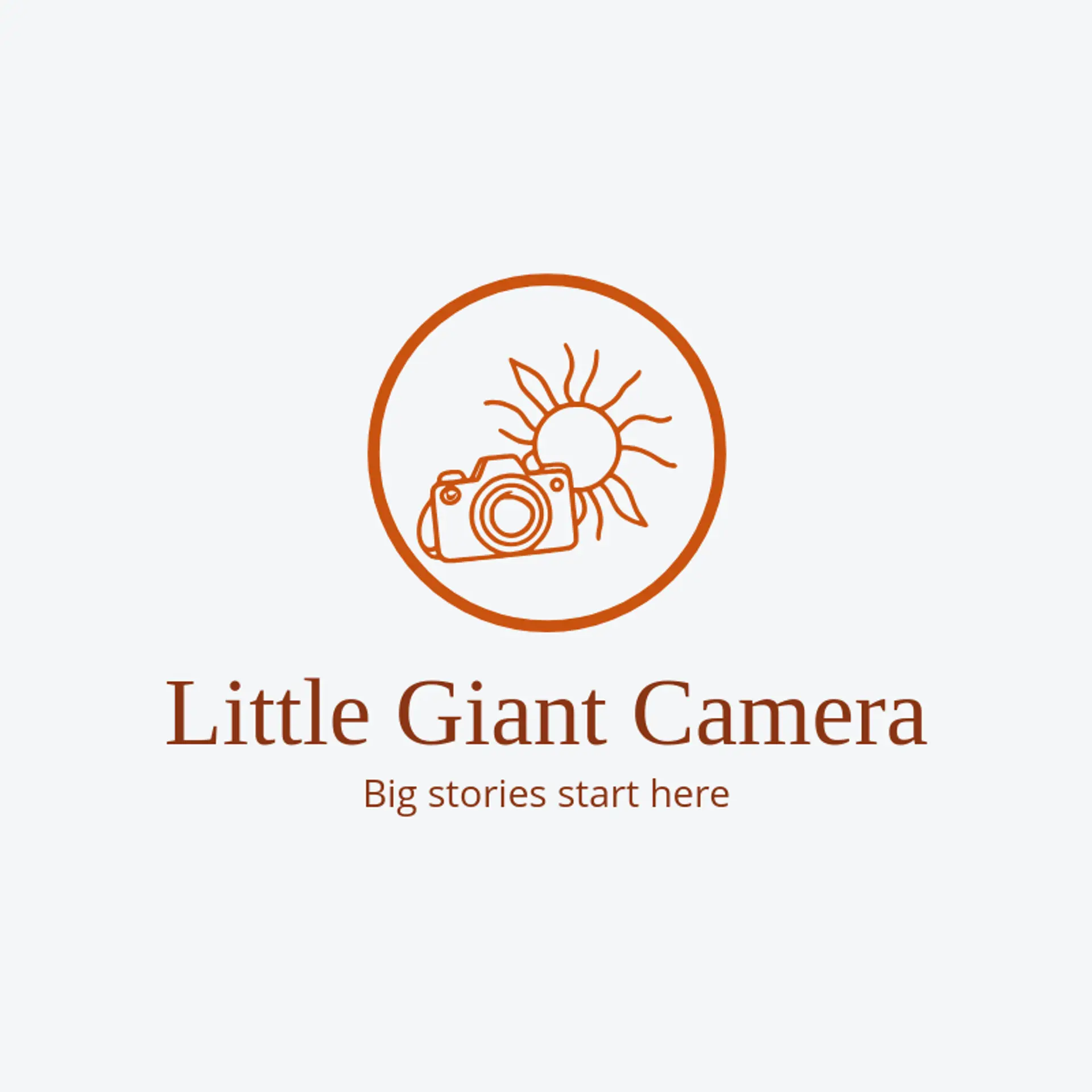 Little Giant Camera logo for video camera