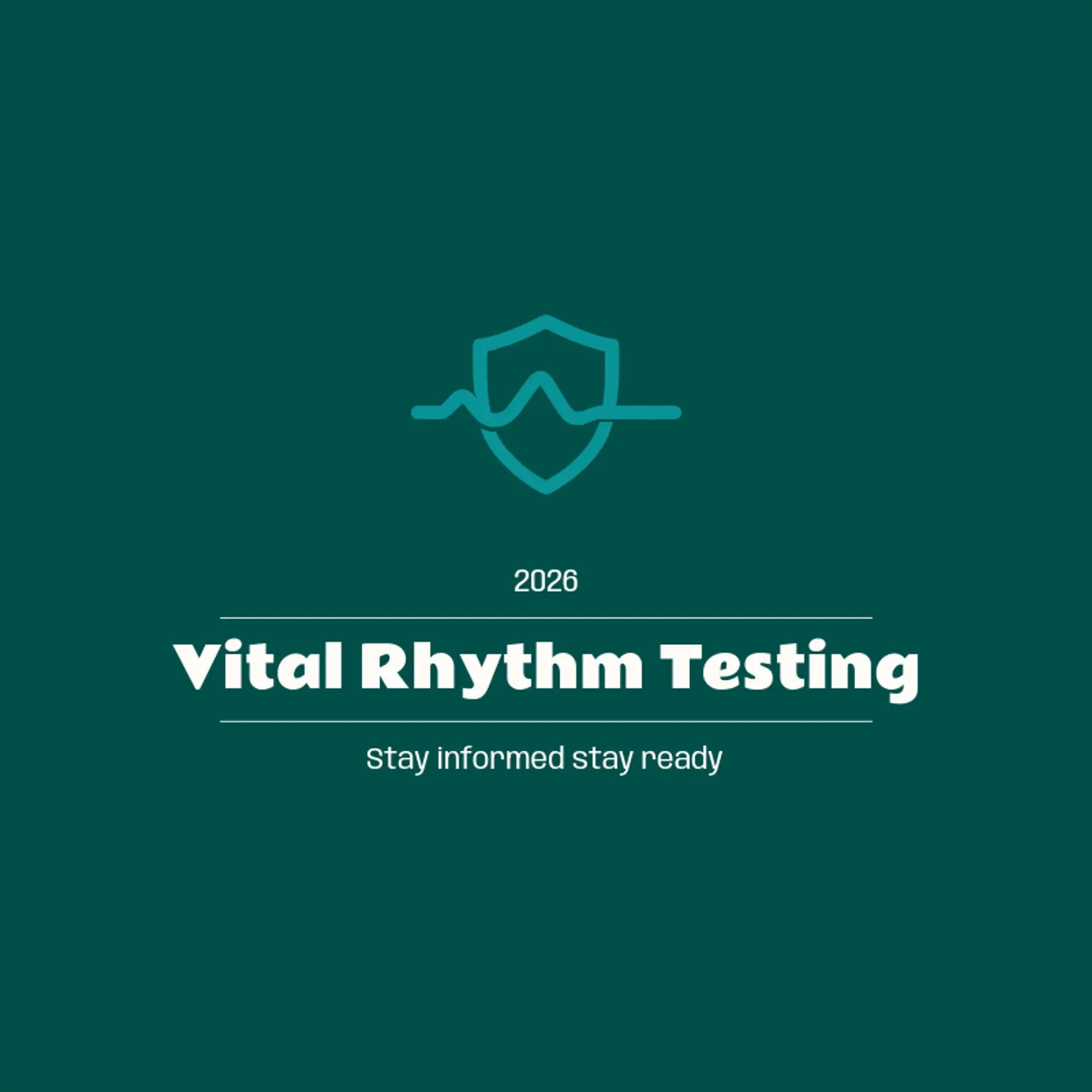 Vital Rhythm Testing logo for diagnostics