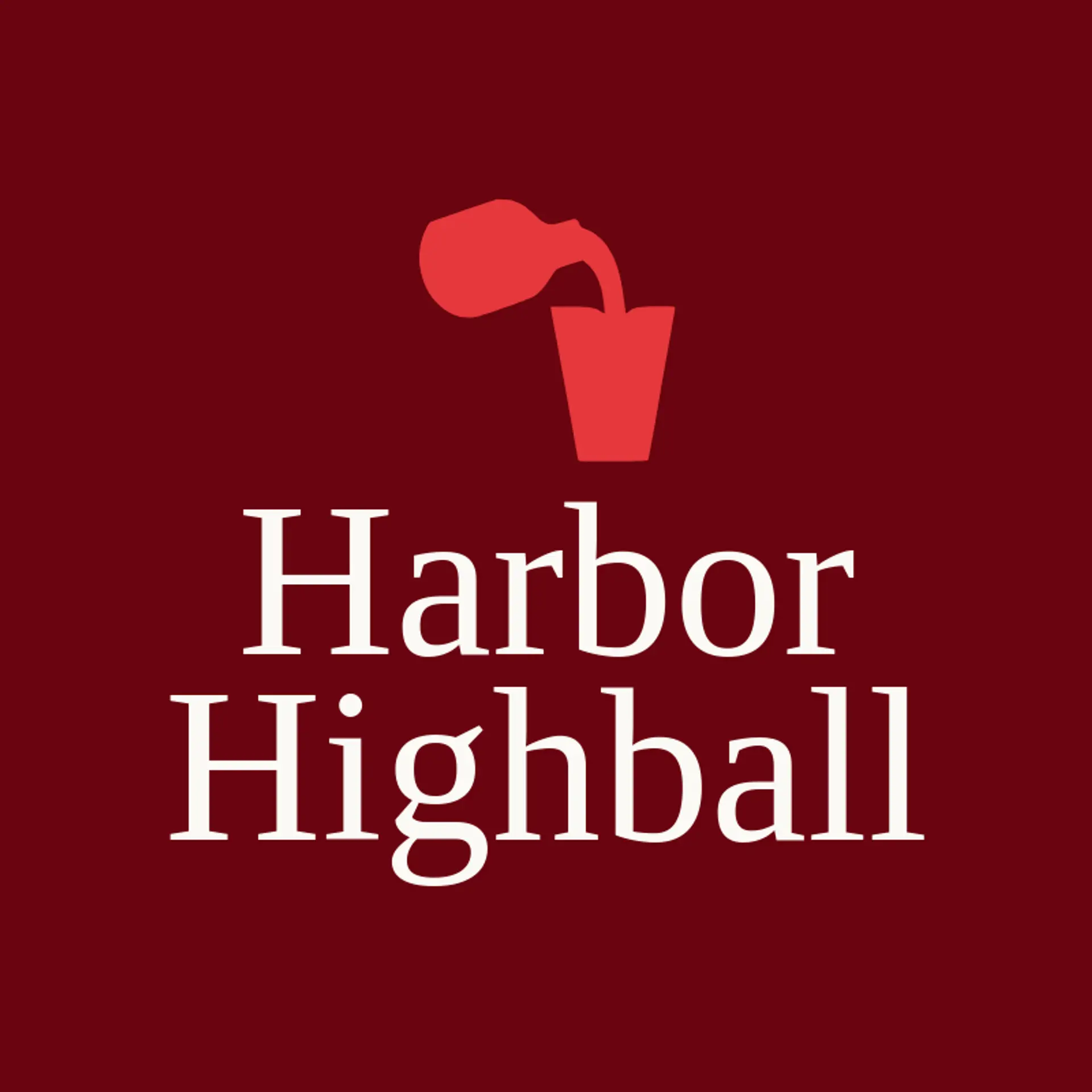 Harbor Highball logo for bartender