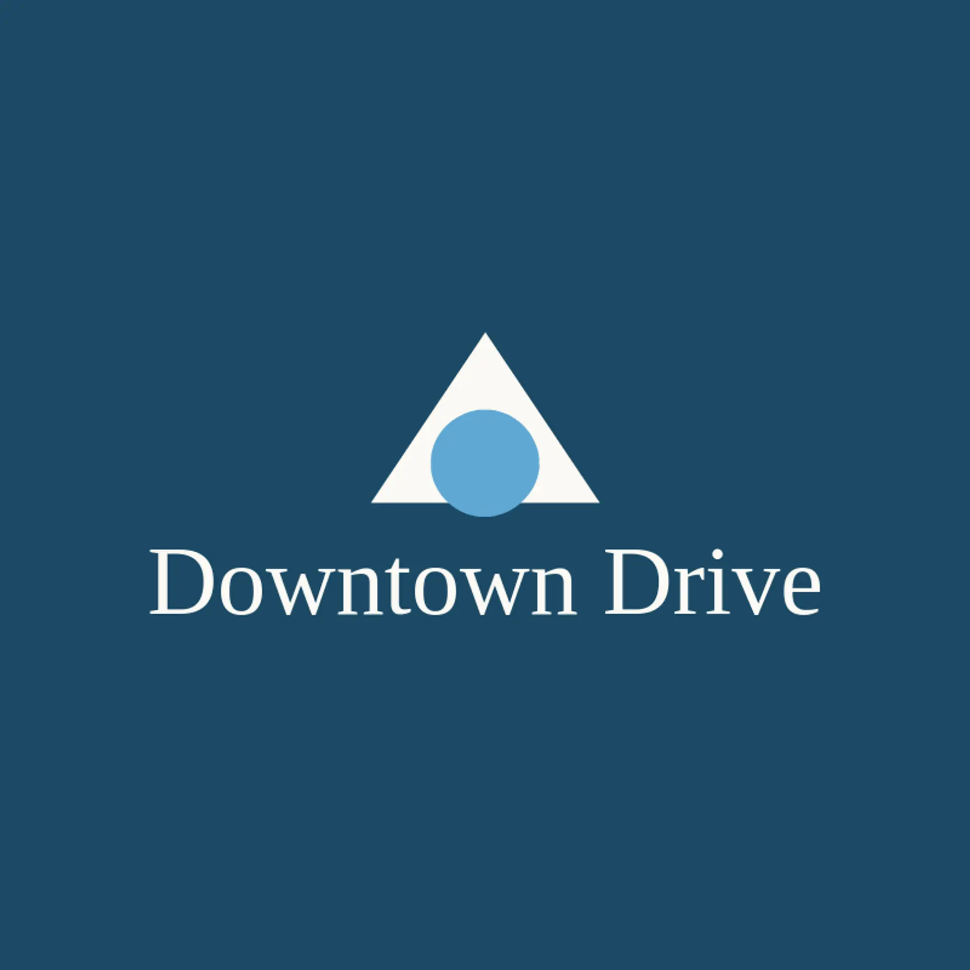 Downtown Drive logo for basketball team
