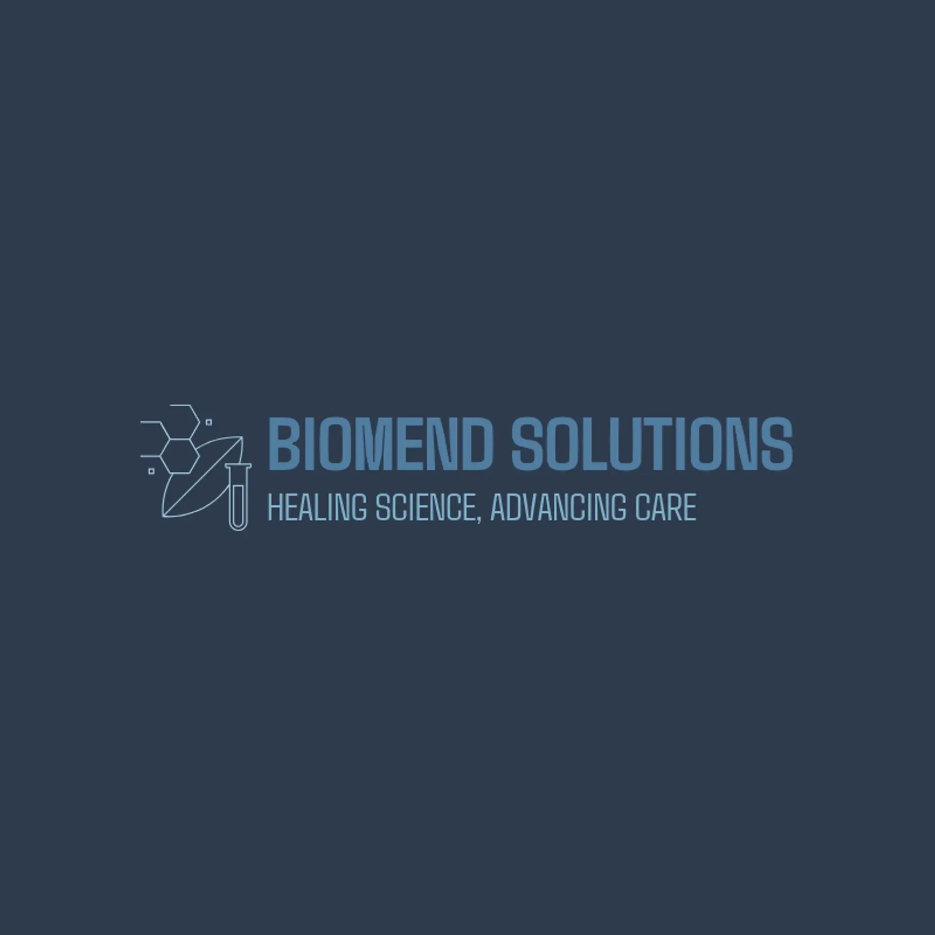 BioMend Solutions logo for biopharma medical