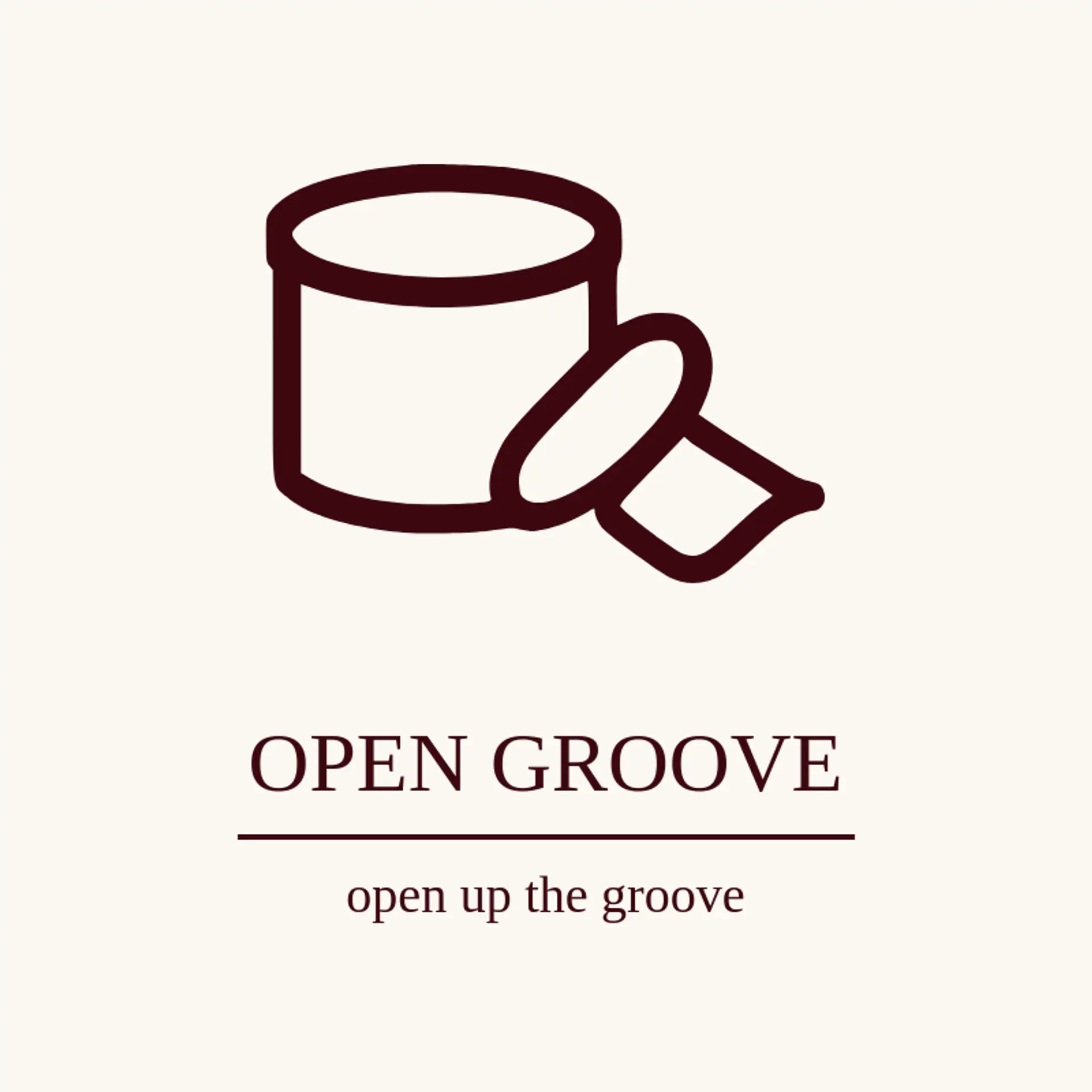 Open Groove logo for drum