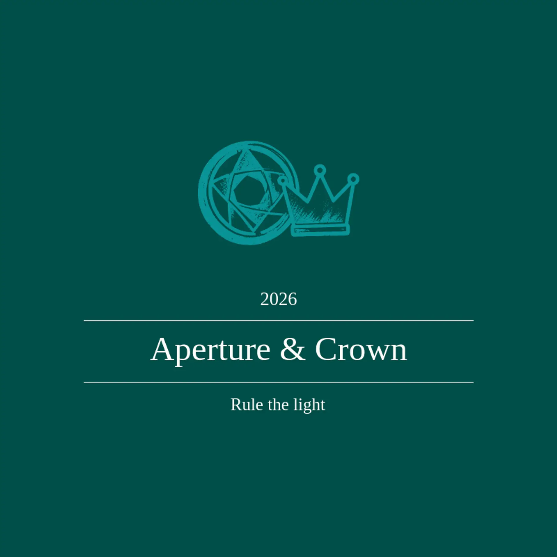 Aperture & Crown logo for photo