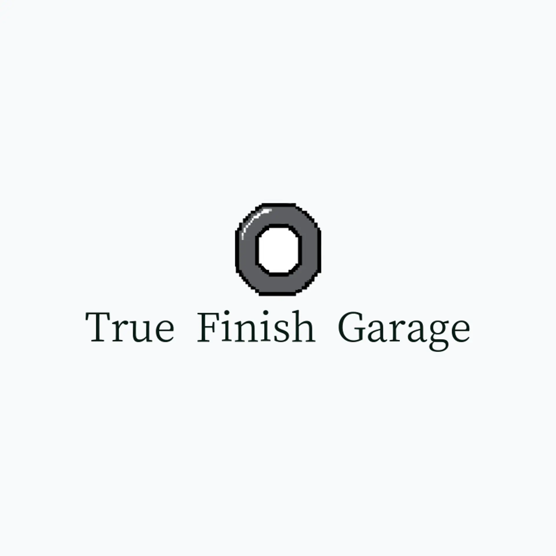 True Finish Garage logo for car detailing