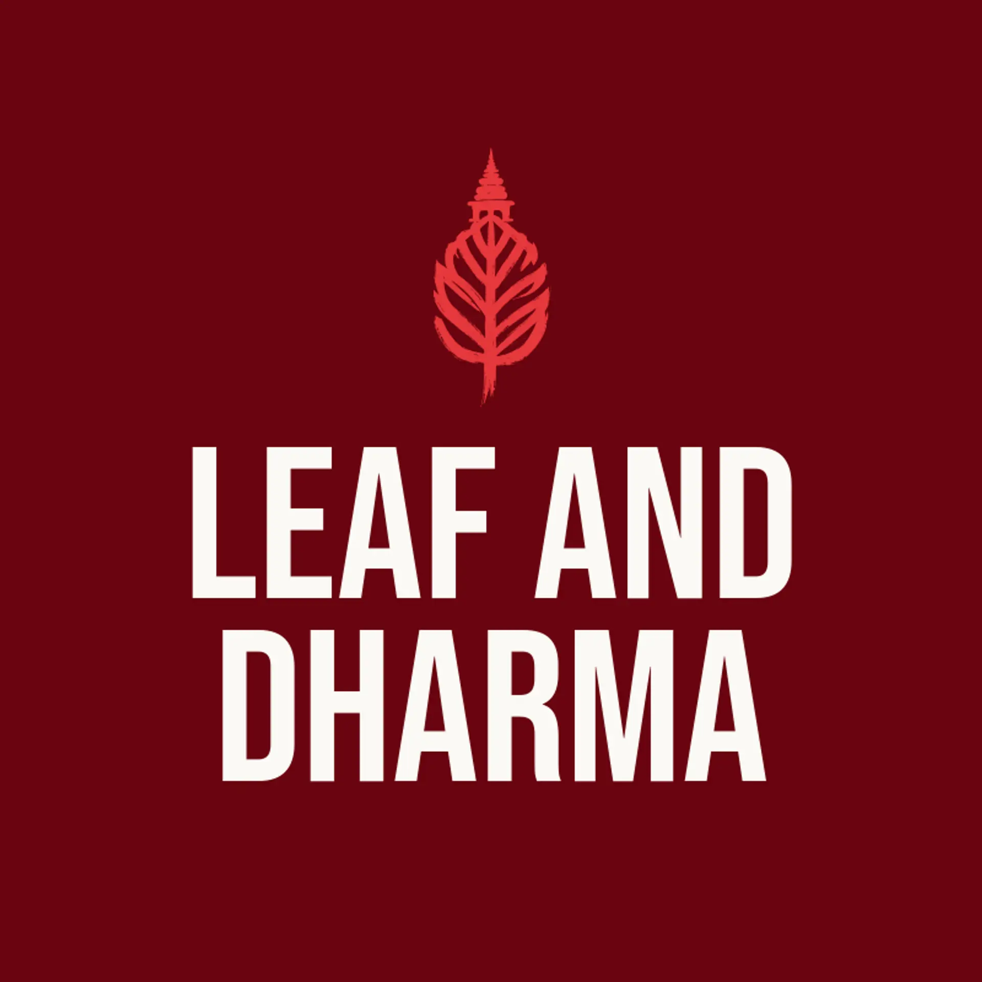 Leaf And Dharma logo for jainism
