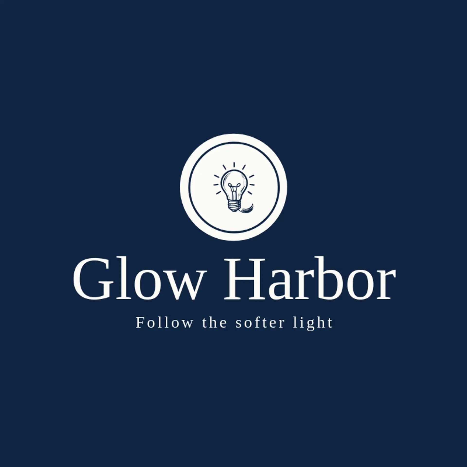 Glow Harbor logo for glow